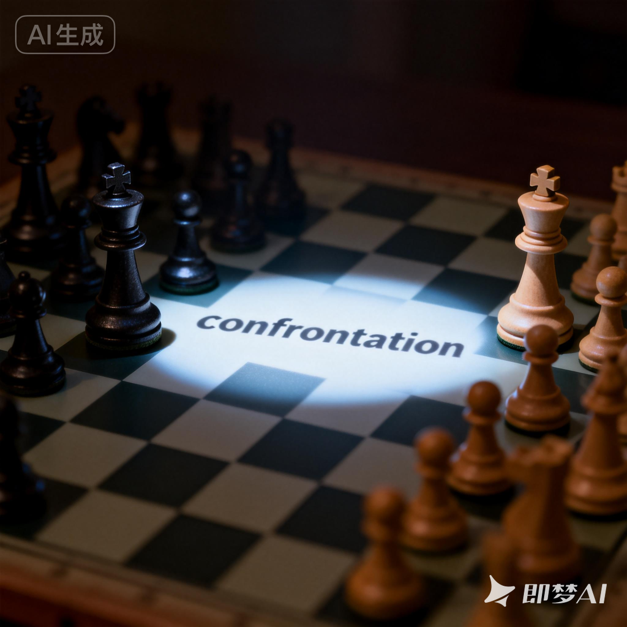 confrontation是什么意思_confrontation怎么读_音标ˌkɒnfrʌnˈteɪʃn