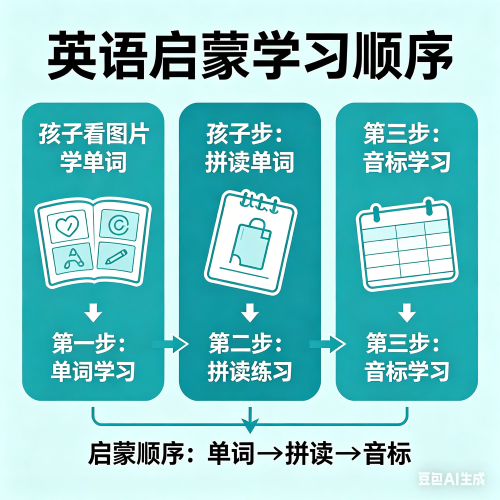 小孩学英语先学音标还是单词