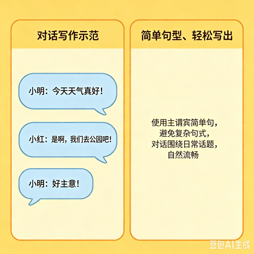 英语简单对话两人十句怎么写
