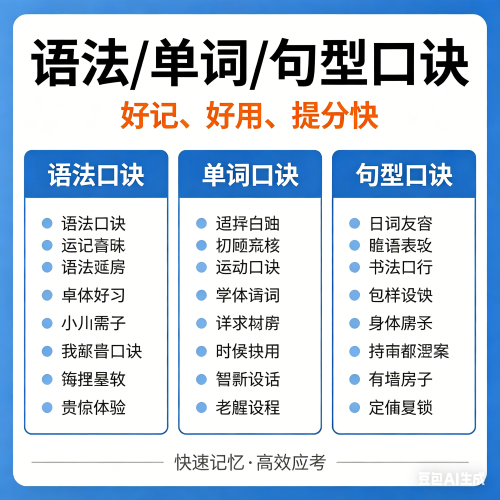 4～6年级英语口诀