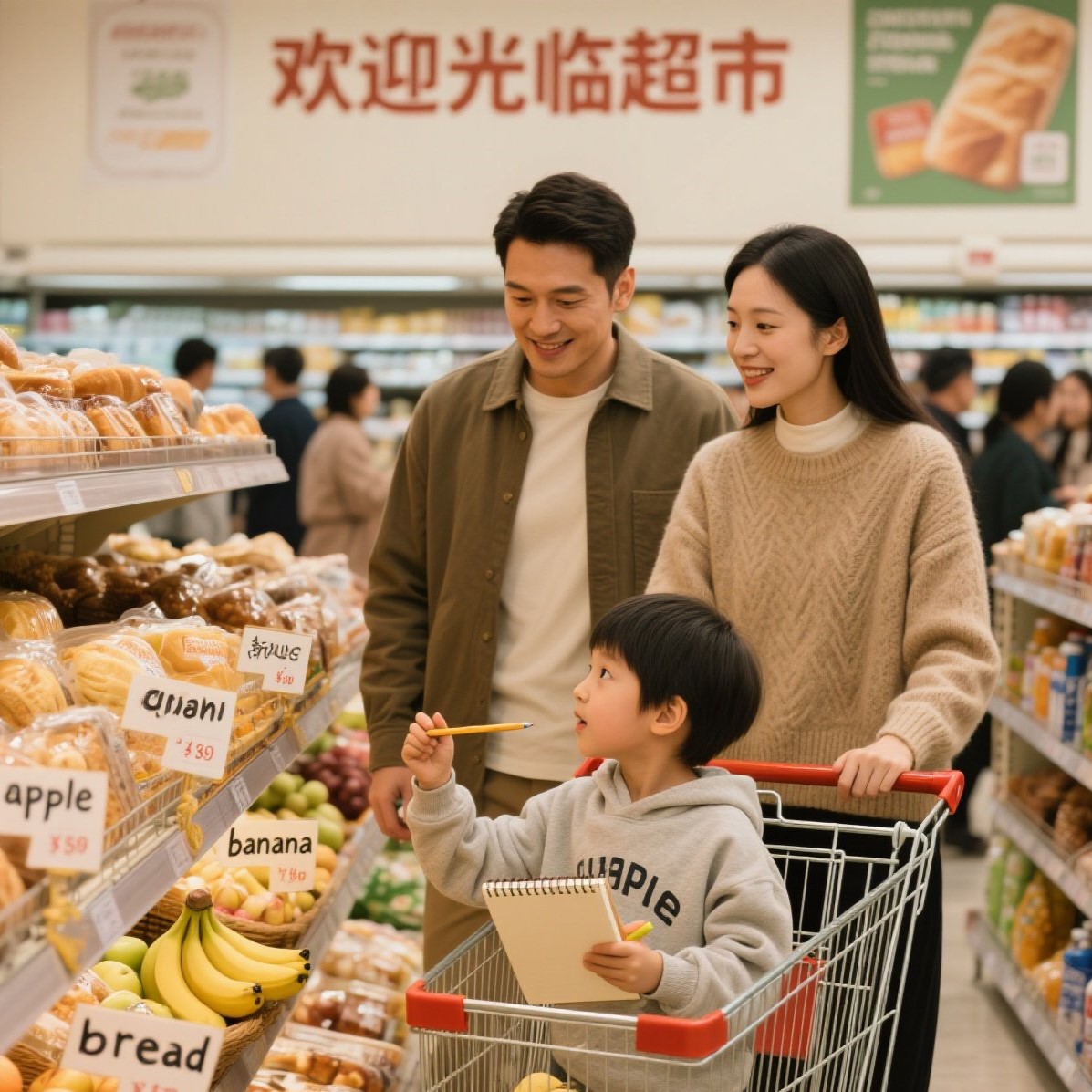 儿童英语点餐的常见食物名称？