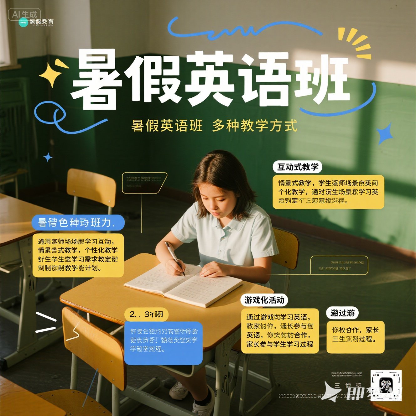 暑假英语班的教学方式是什么？