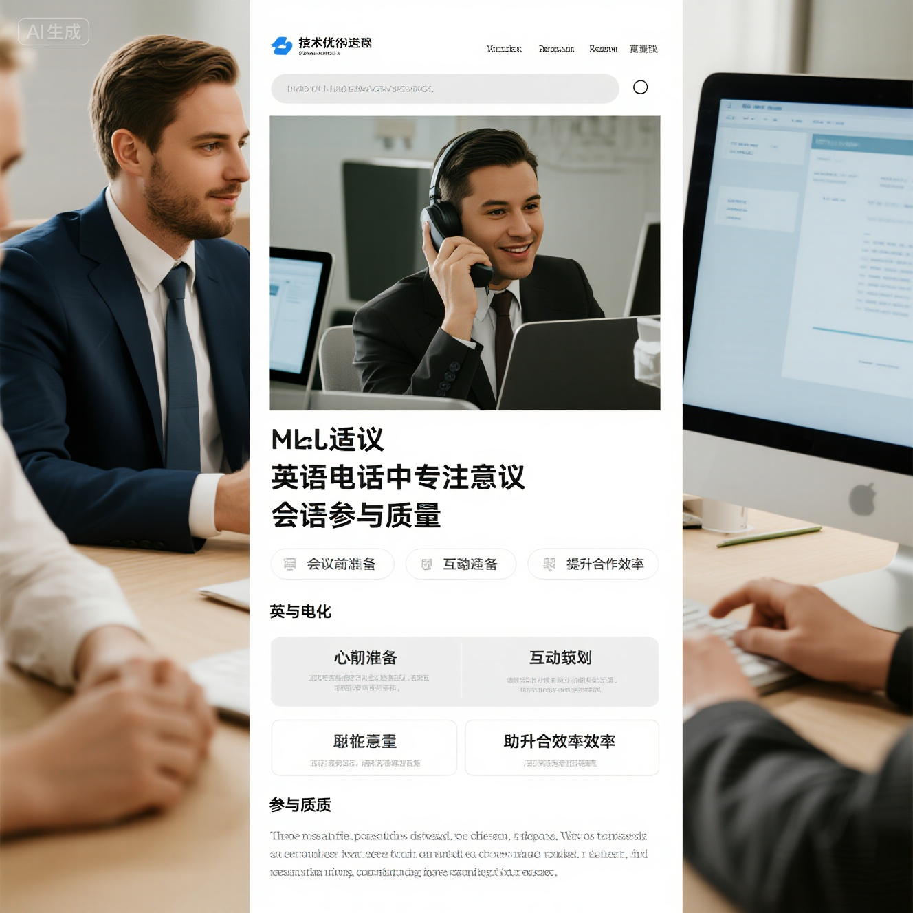 英语电话会议中如何保持专注？