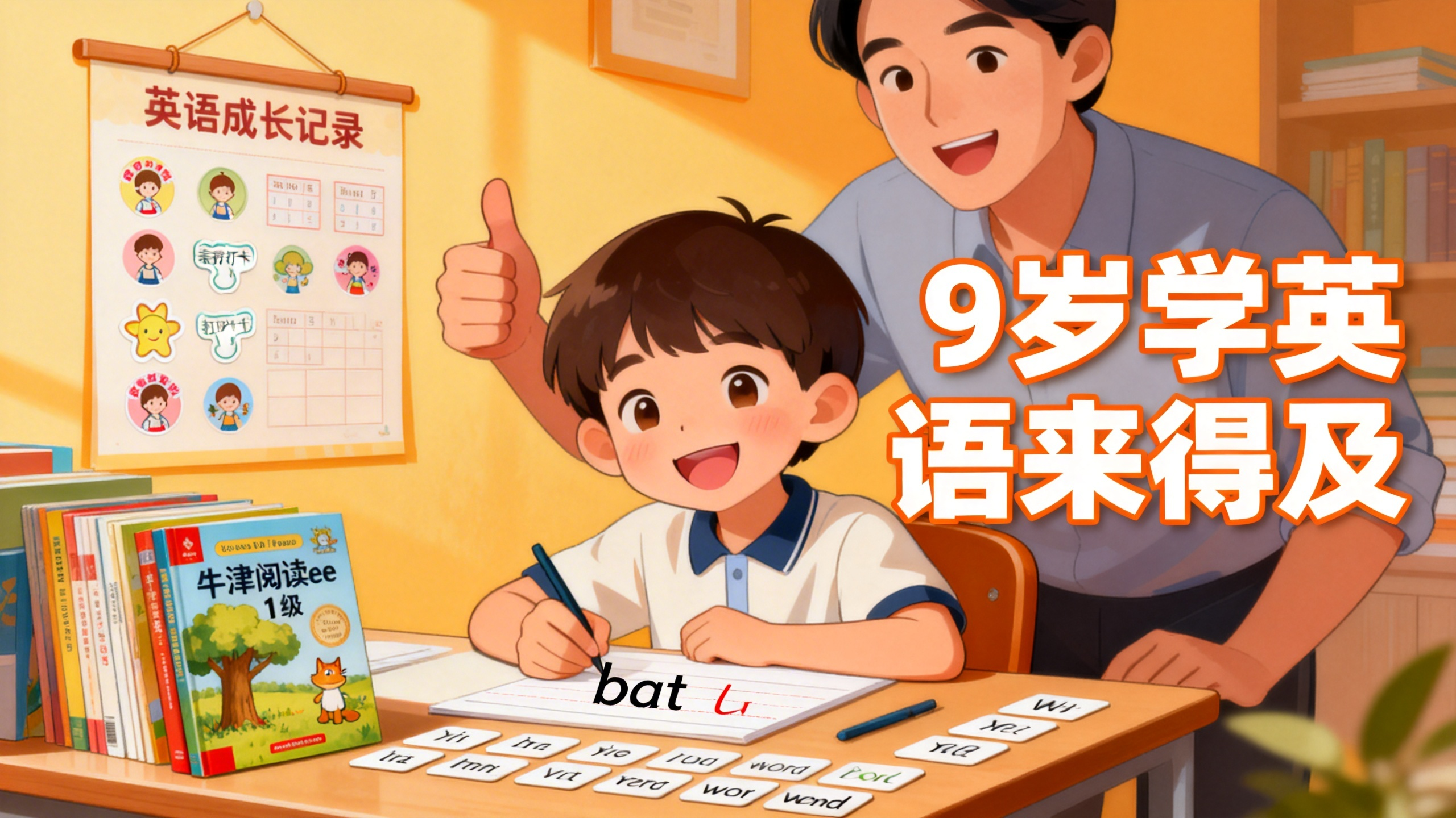 9岁开始学英语来得及吗