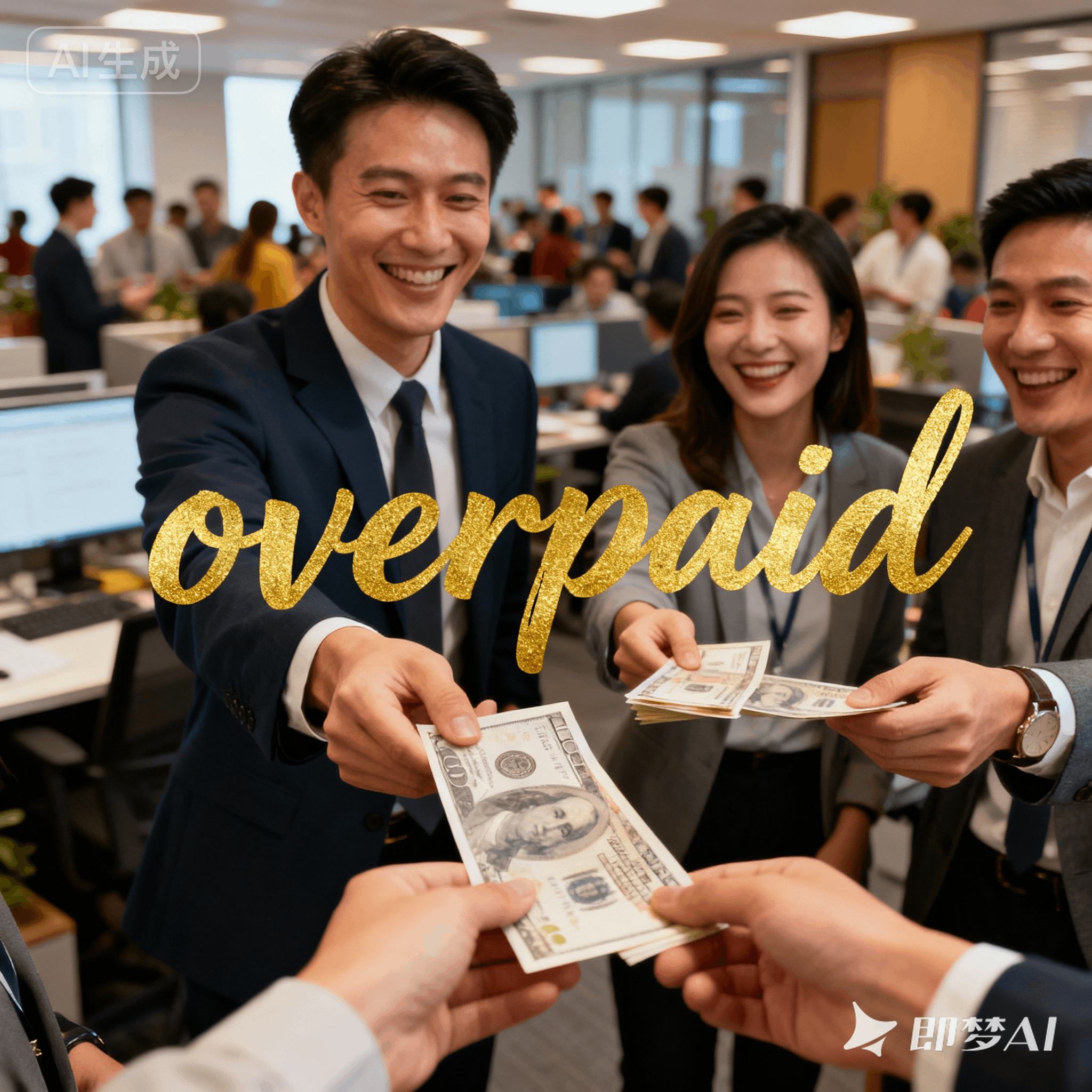 overpaid是什么意思_overpaid怎么读_音标ˌəʊvəˈpeɪd