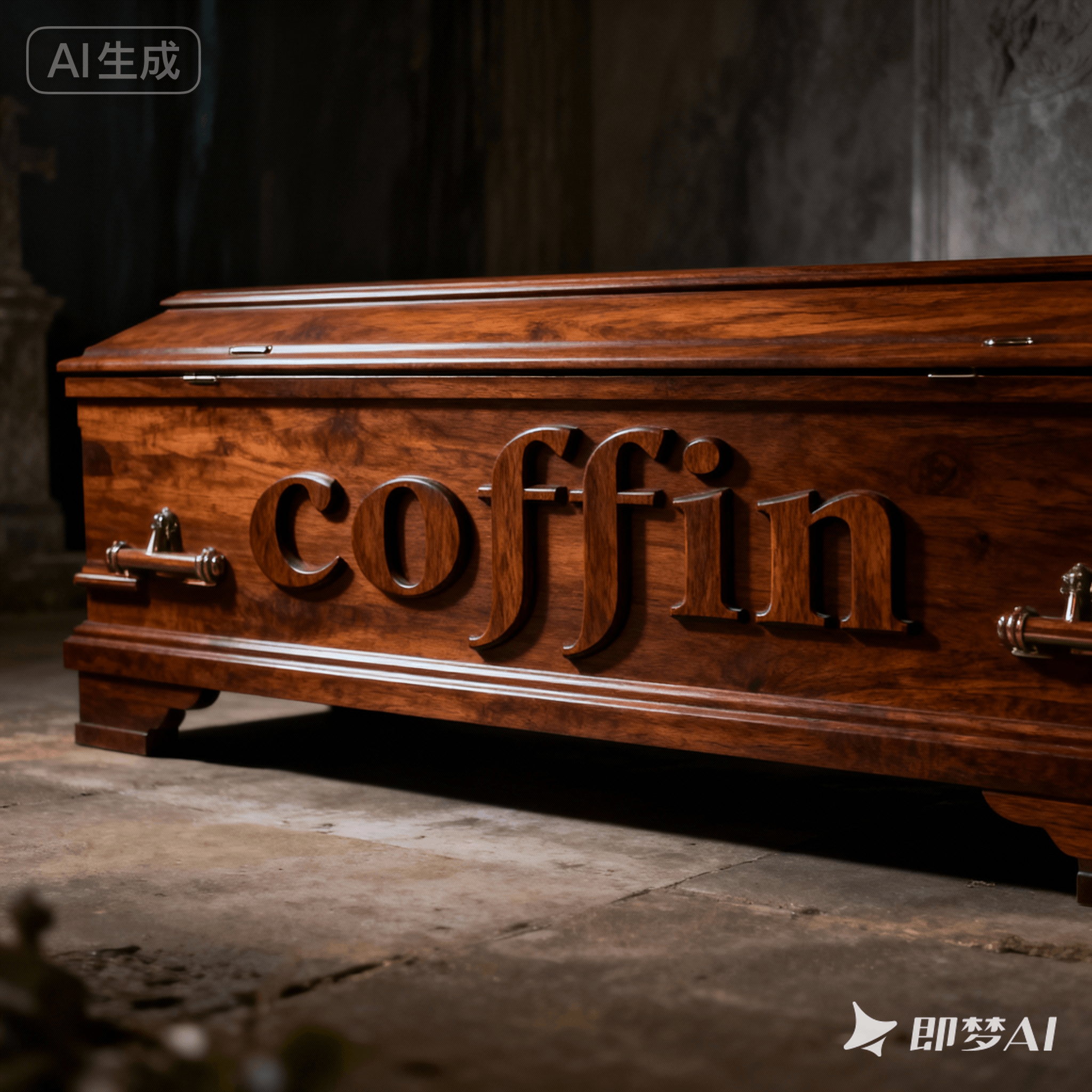 coffin是什么意思_coffin怎么读_音标'kɒfɪn