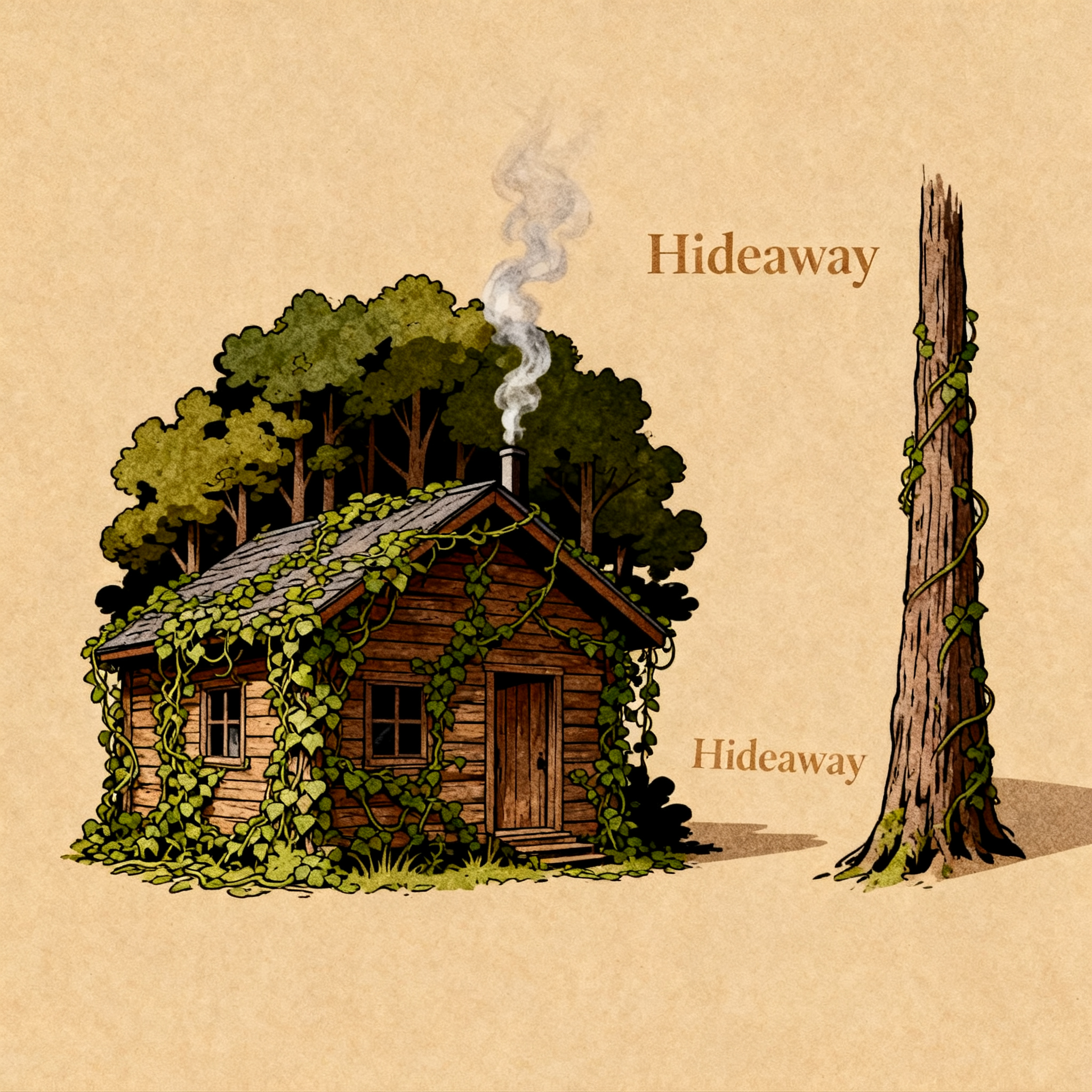 hideaway是什么意思 hideaway怎么读 音标'haɪdəweɪ