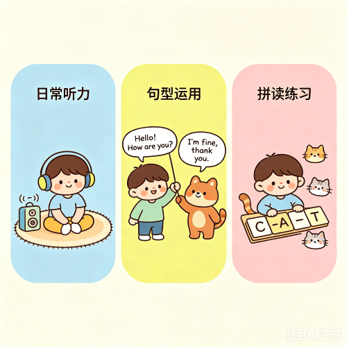 7岁孩子英语怎么学的