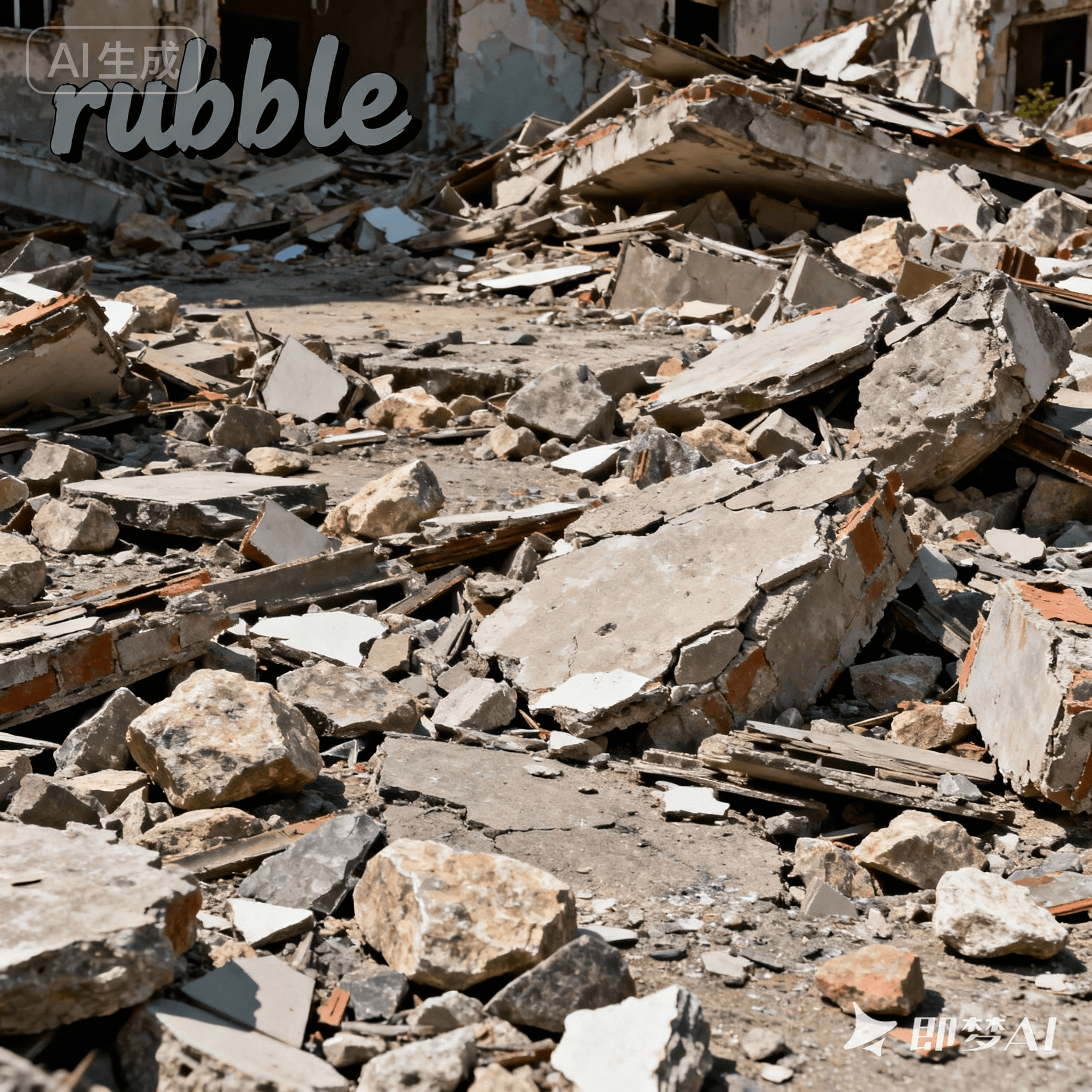 rubble是什么意思_rubble怎么读_音标ˈrʌbl