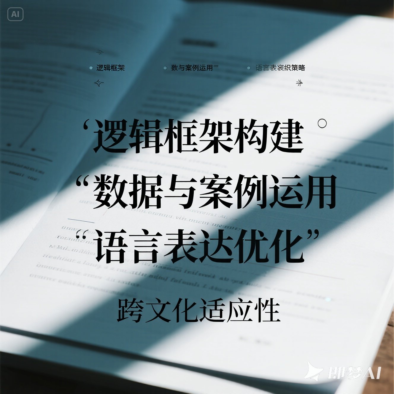 如何组织英语学术报告的内容？