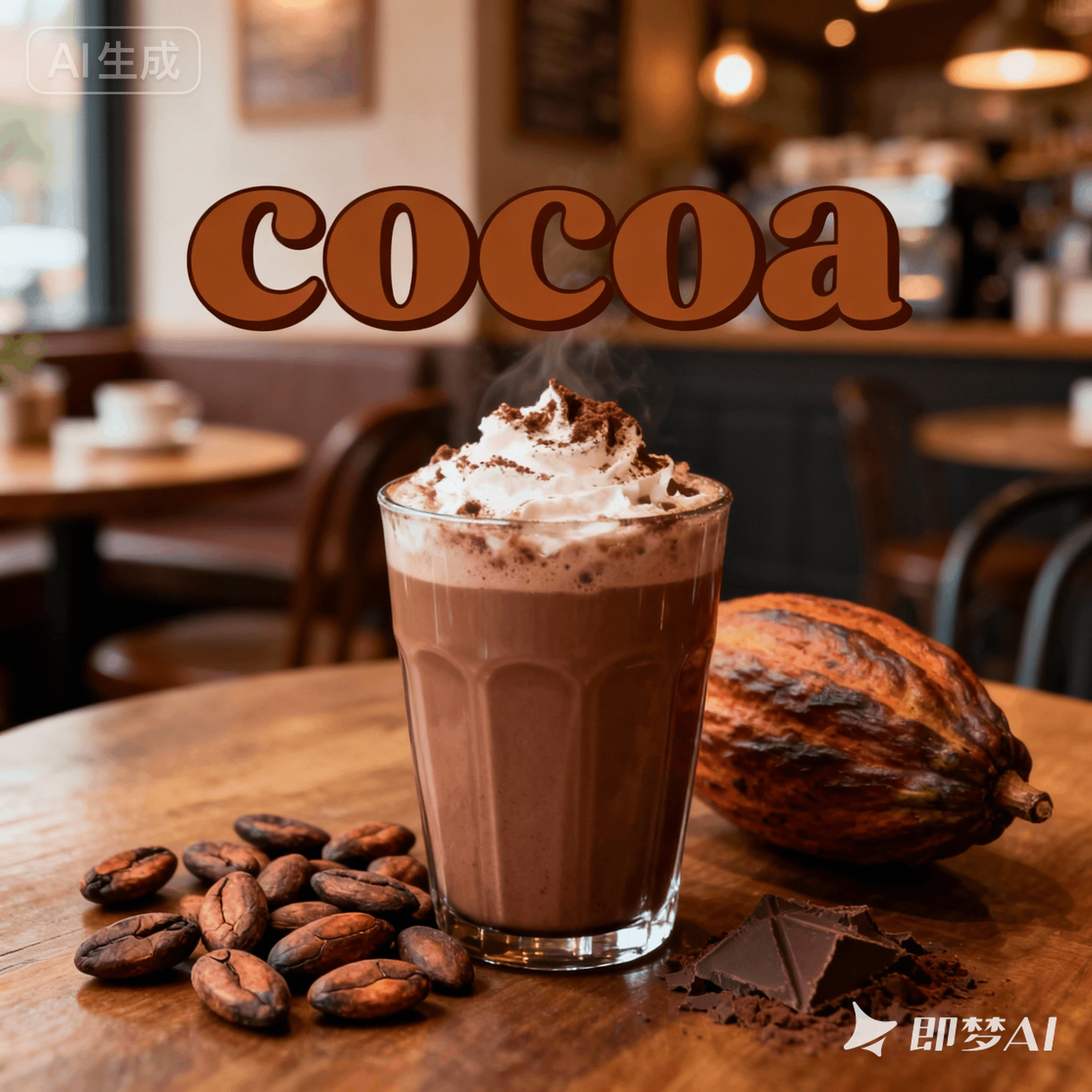 cocoa是什么意思_cocoa怎么读_音标'kəʊkəʊ