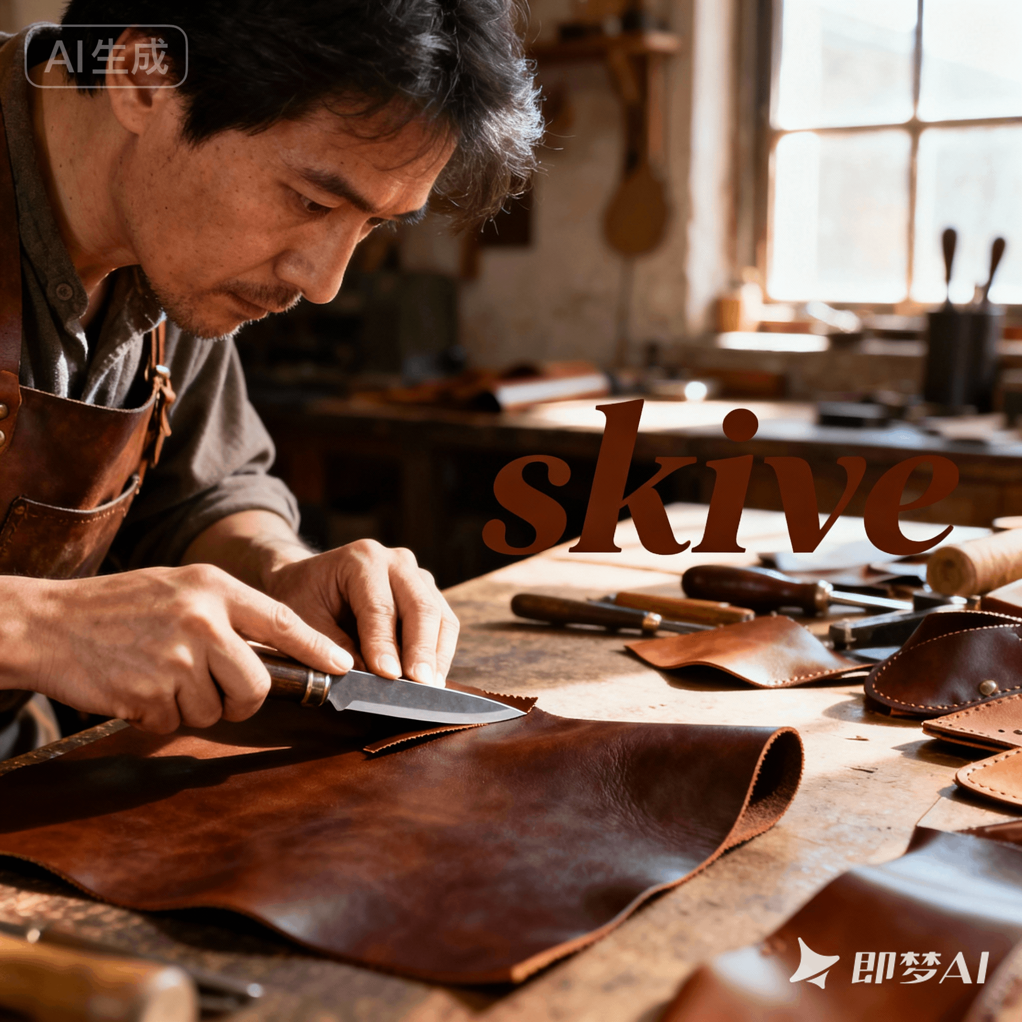 skive是什么意思_skive怎么读_音标skaɪv