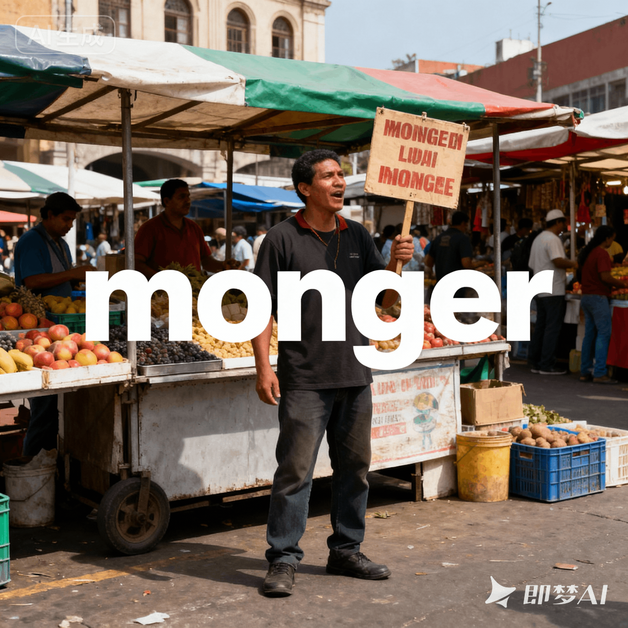 monger是什么意思_monger怎么读_音标'mʌŋgə