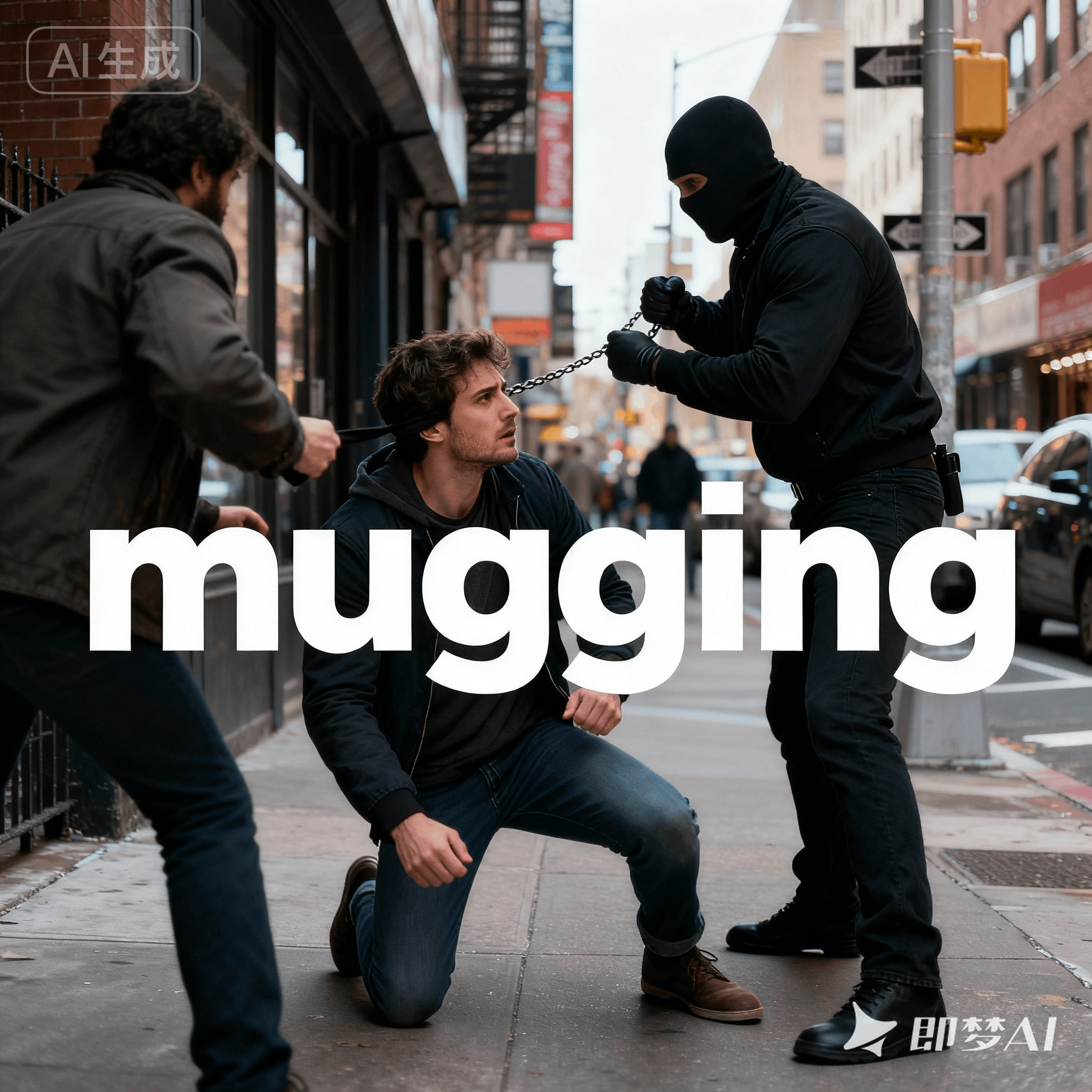 mugging是什么意思_mugging怎么读_音标ˈmʌgɪŋ