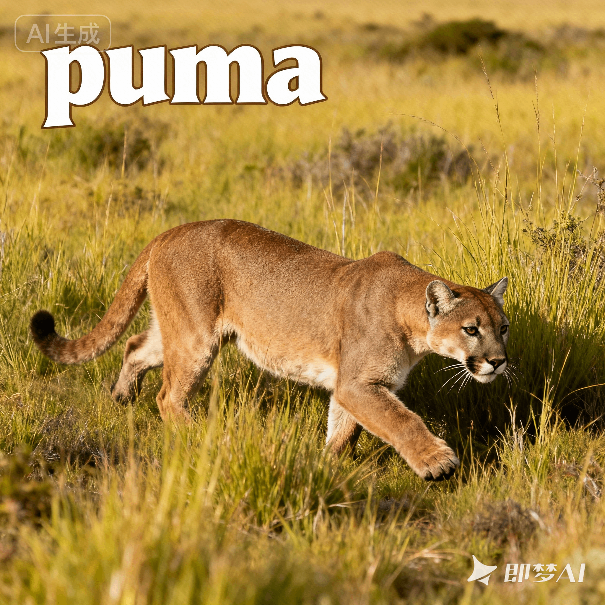 puma是什么意思_puma怎么读_音标'pju-mә