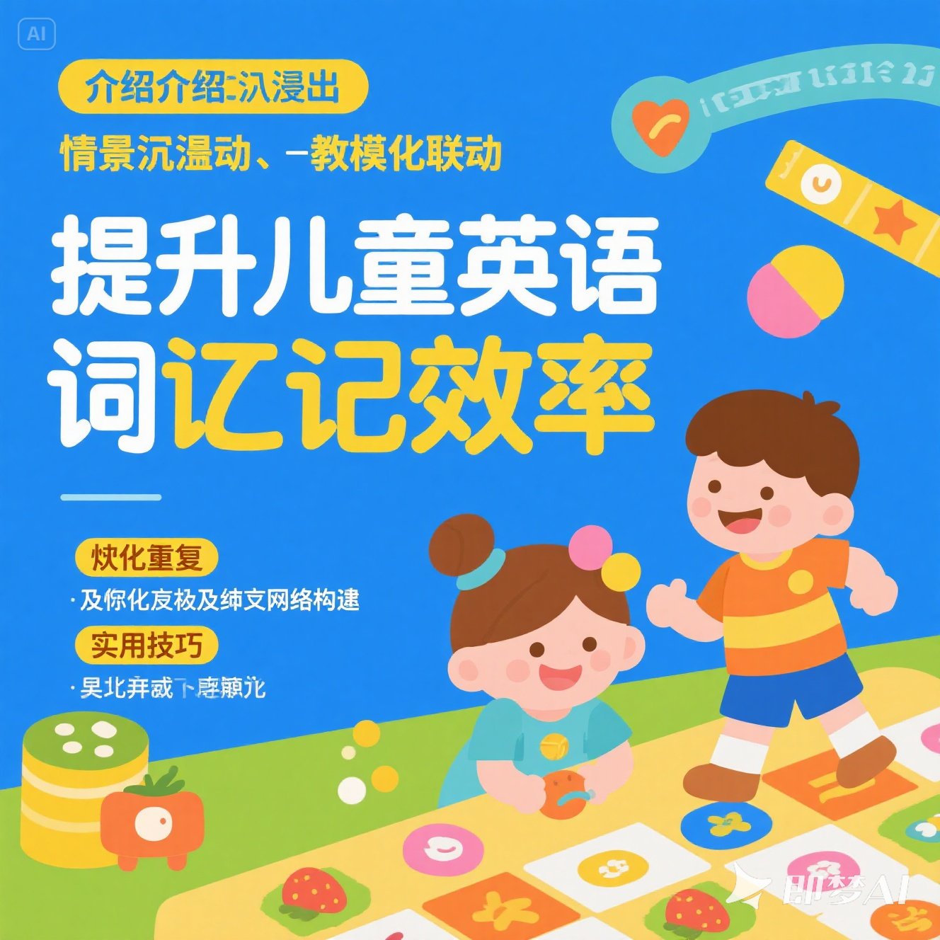少儿英语词汇记忆的实用技巧？
