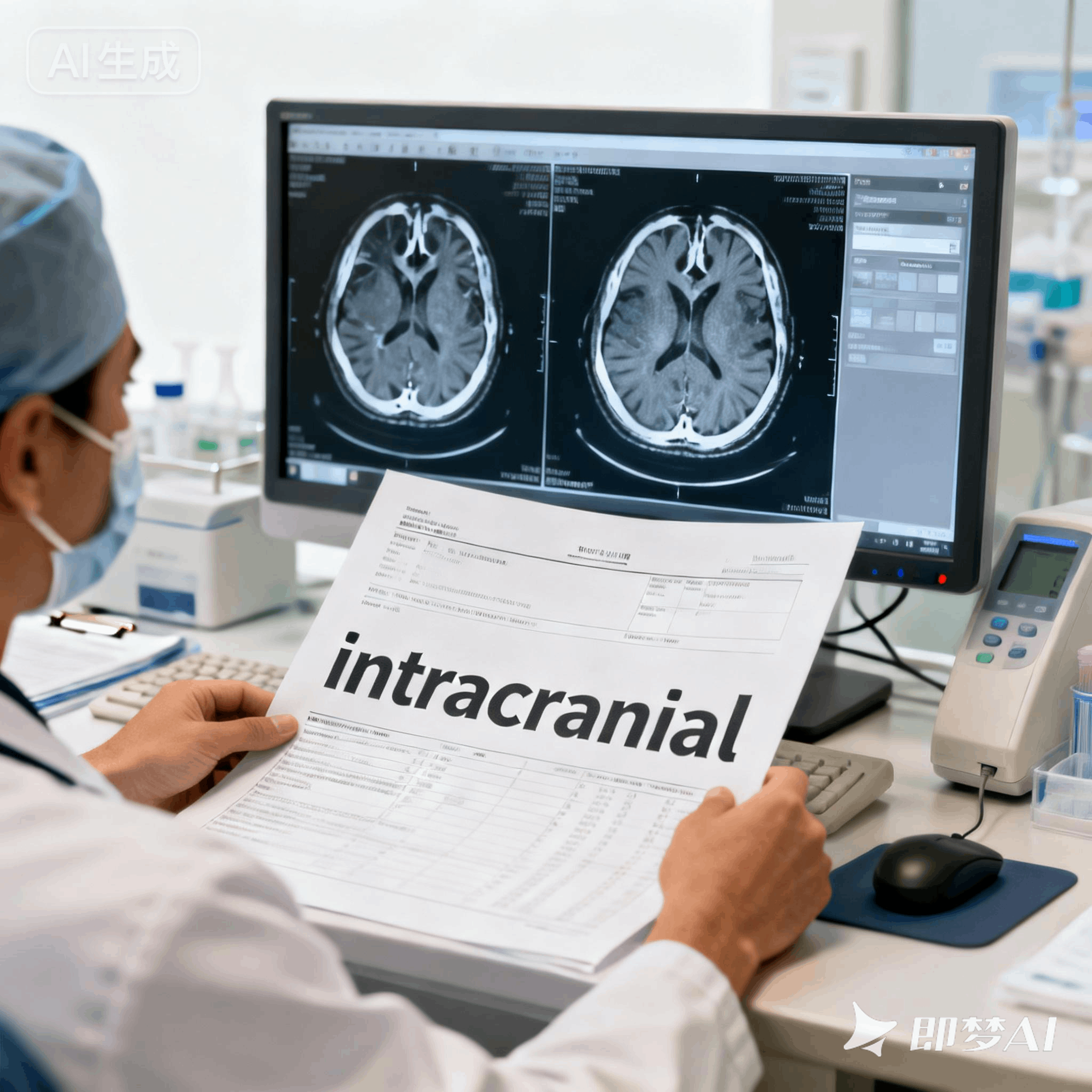 intracranial是什么意思_intracranial怎么读_音标ˌɪntrə'kreɪnɪəl