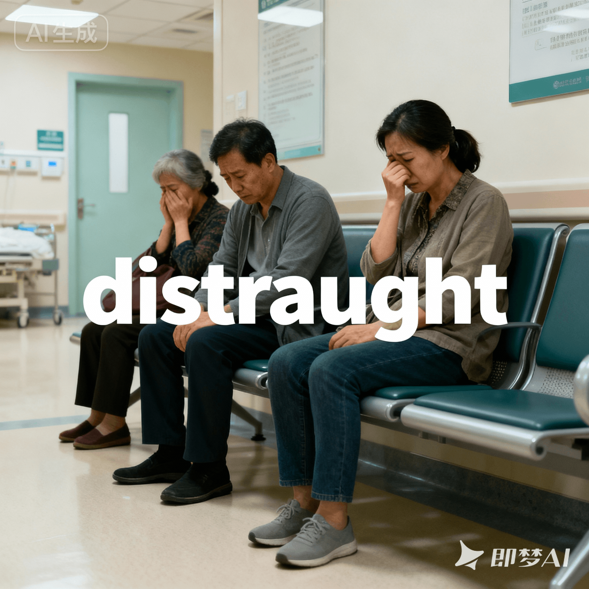 distraught是什么意思_distraught怎么读_音标dɪˈstrɔ-t