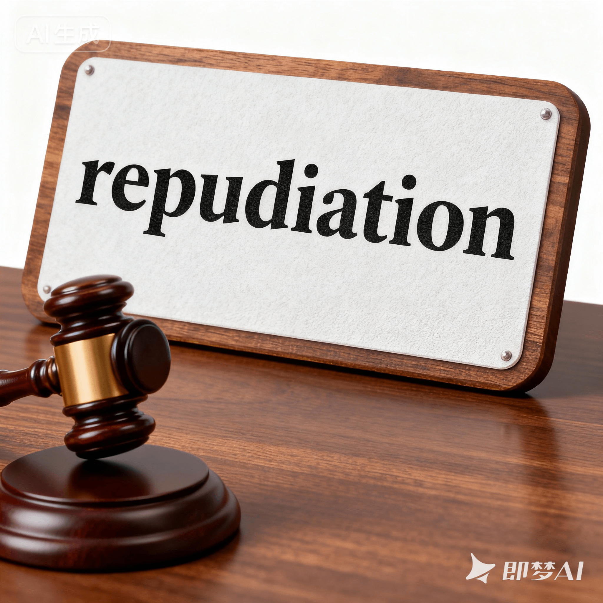 repudiation是什么意思_repudiation怎么读_音标rɪˌpju-dɪ'eɪʃn