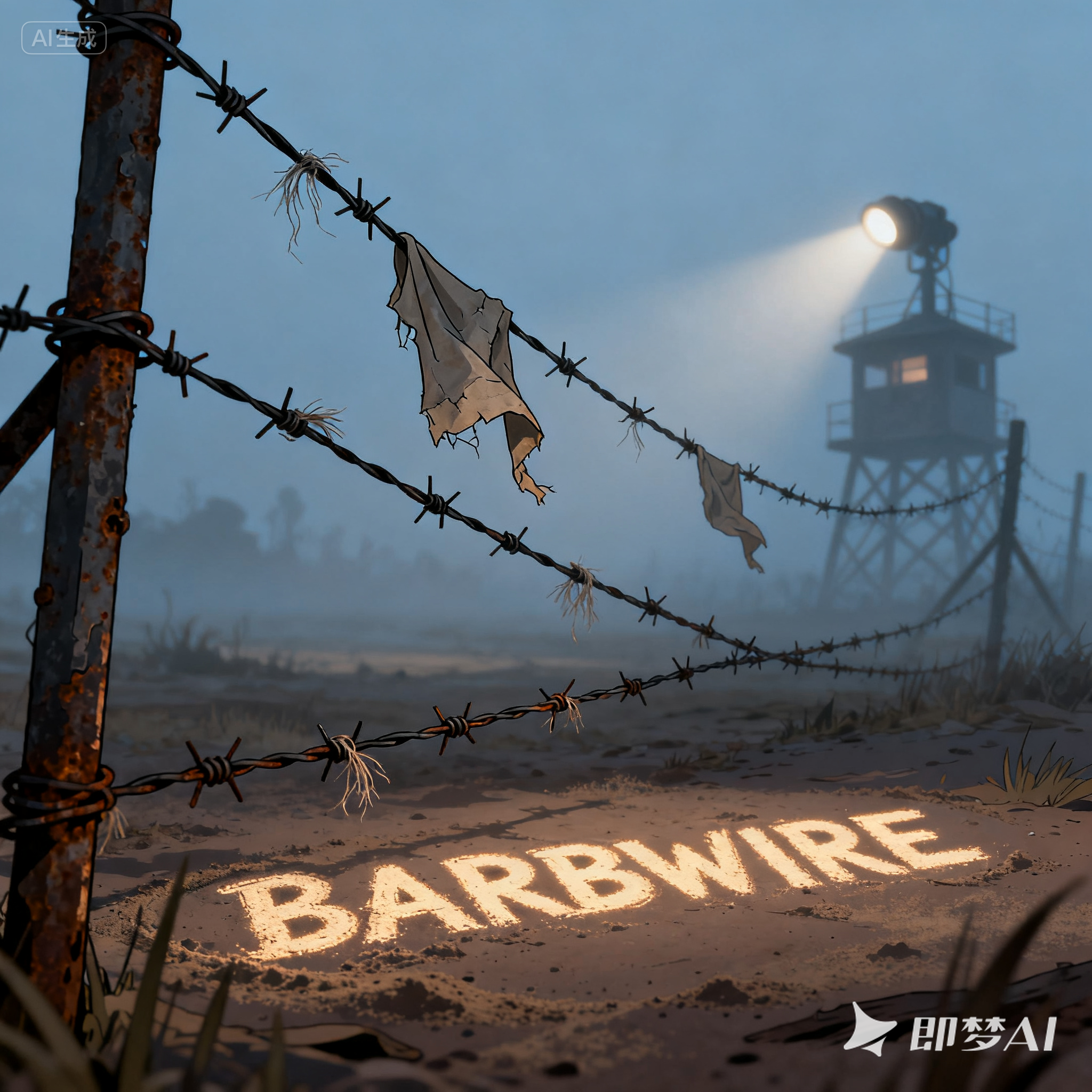 barbwire是什么意思_barbwire怎么读_音标bɑ-b'waɪər