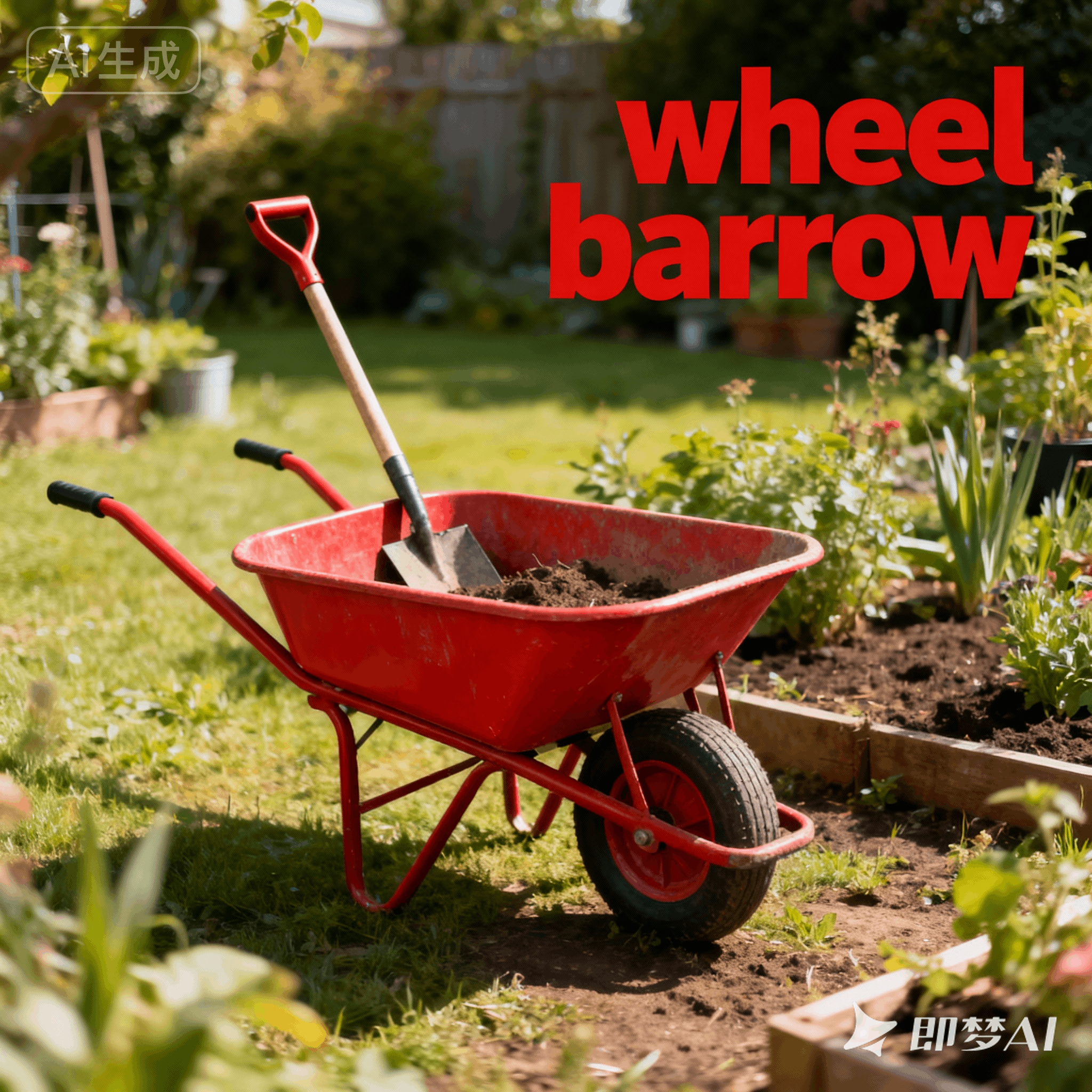 wheelbarrow是什么意思_wheelbarrow怎么读_音标ˈwi-lbærəʊ