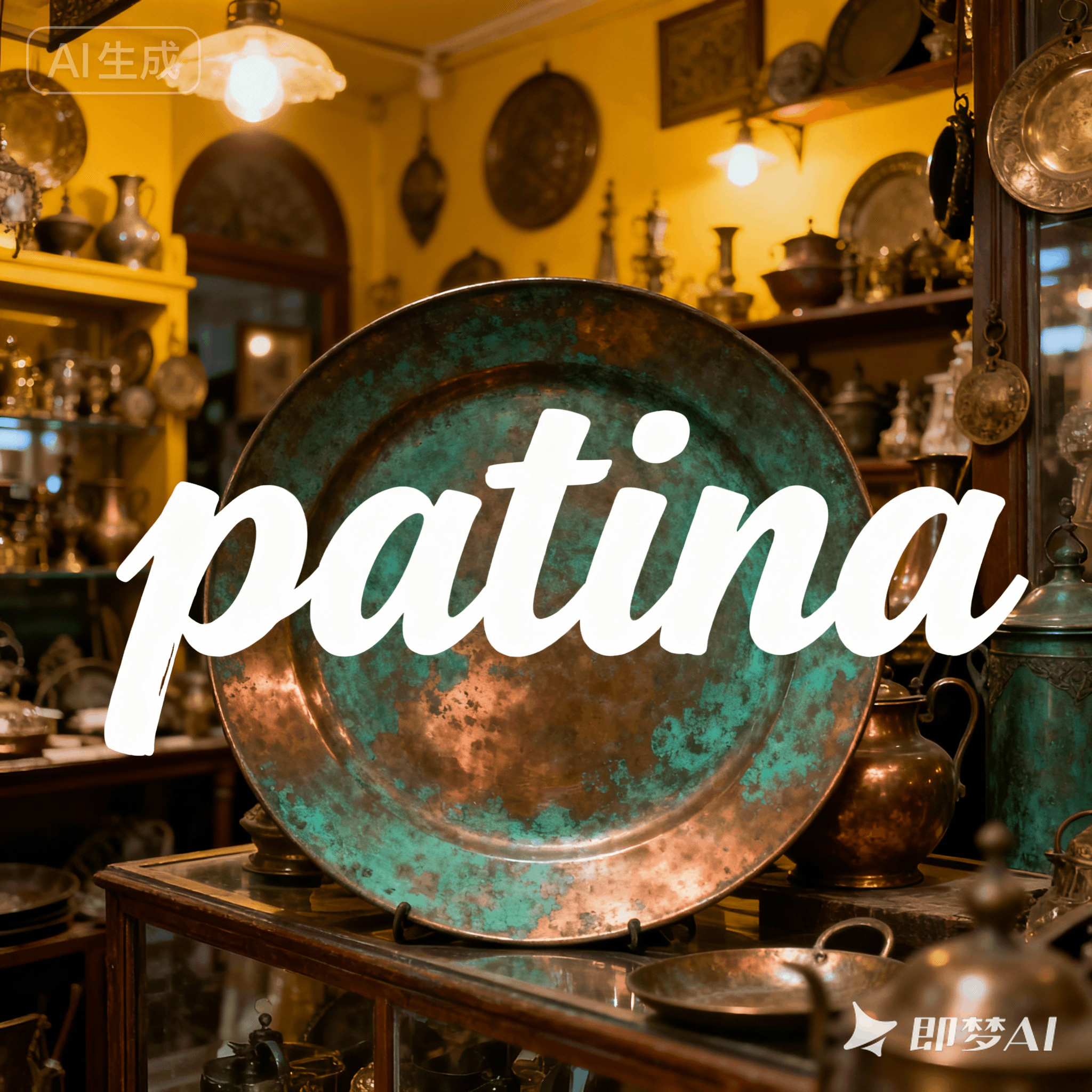 patina是什么意思_patina怎么读_音标ˈpætɪnə