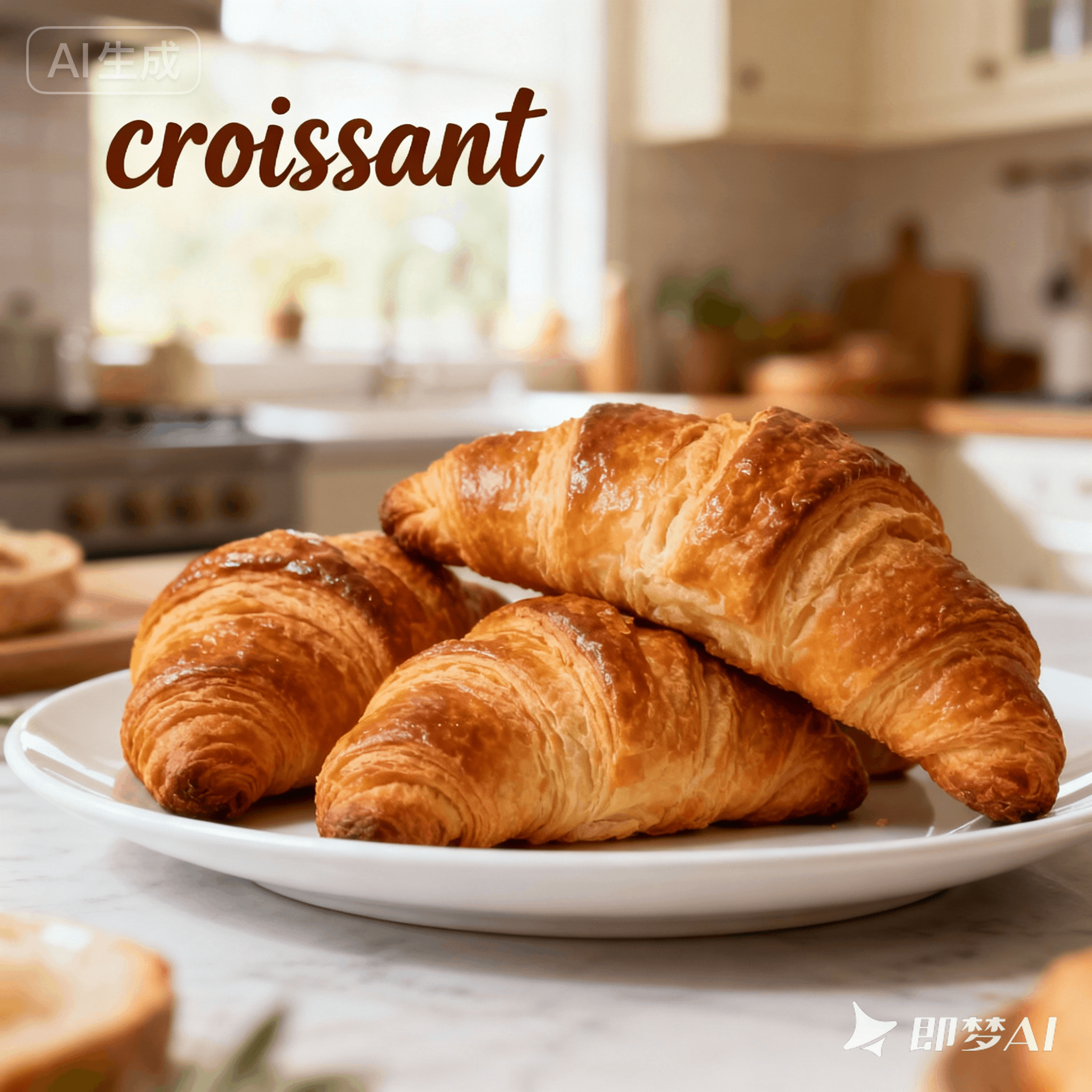 croissant是什么意思_croissant怎么读_音标'krwæsɒ̃