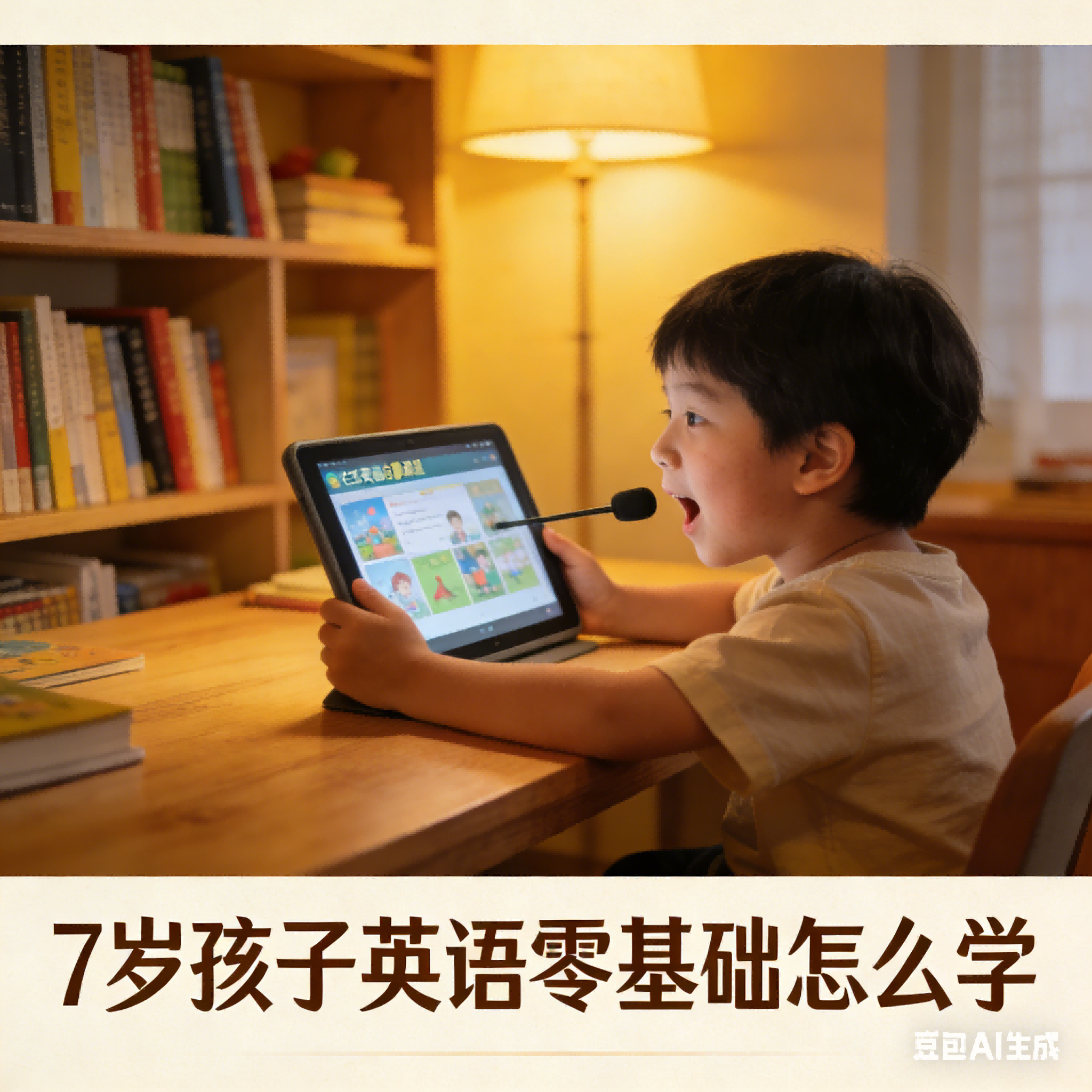 7岁孩子英语零基础怎么学