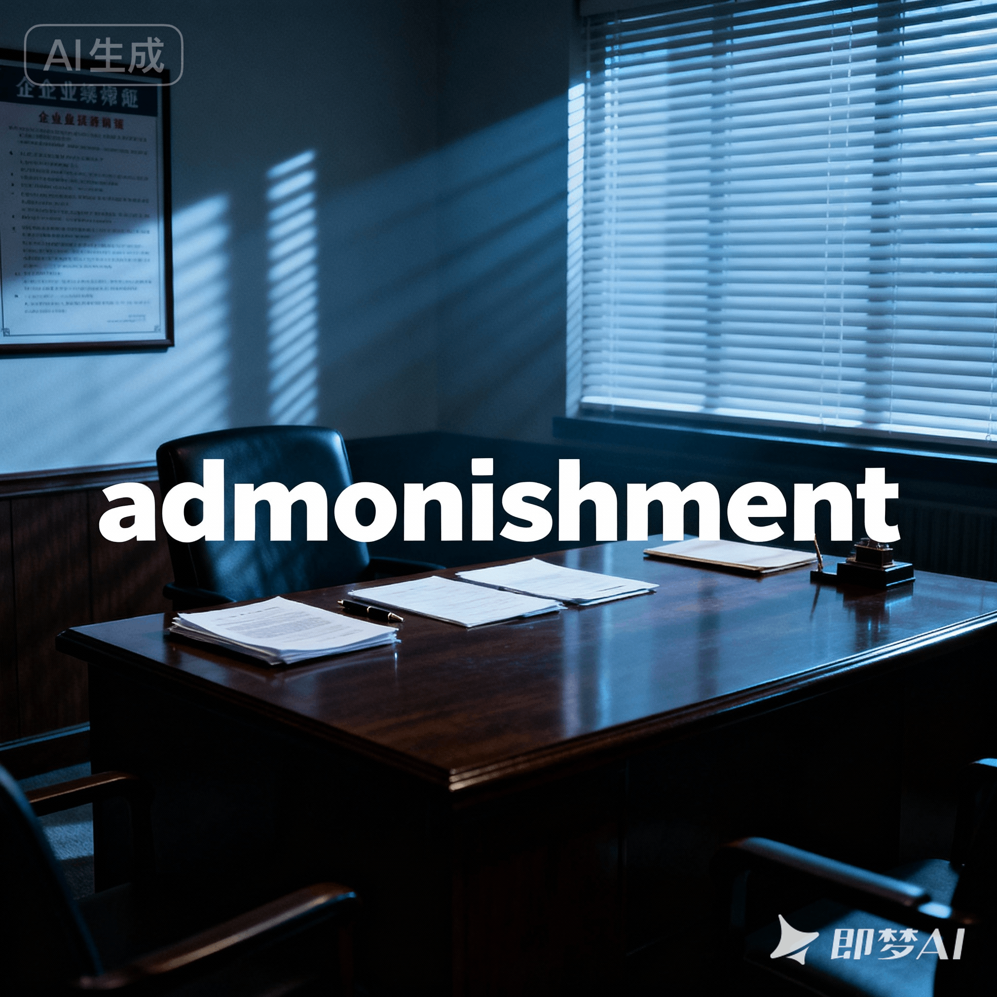 admonishment是什么意思_admonishment怎么读_音标əd'mɒnɪʃmənt