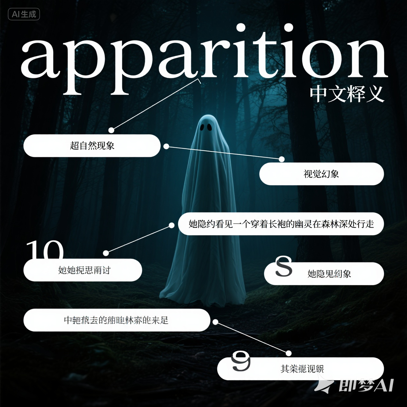 apparition 是什么意思_apparition 怎么读_音标ˌæpəˈrɪʃn