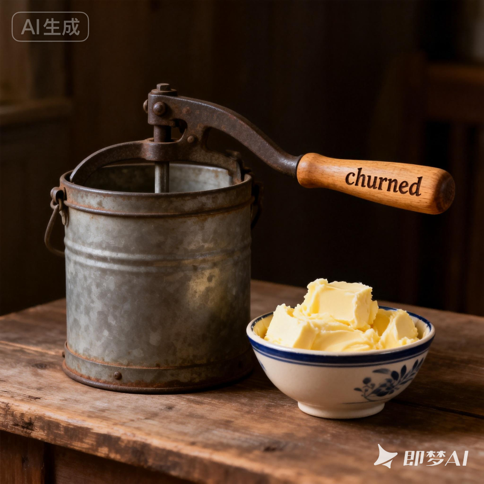 churned是什么意思_churned怎么读_音标tʃɜ-nd