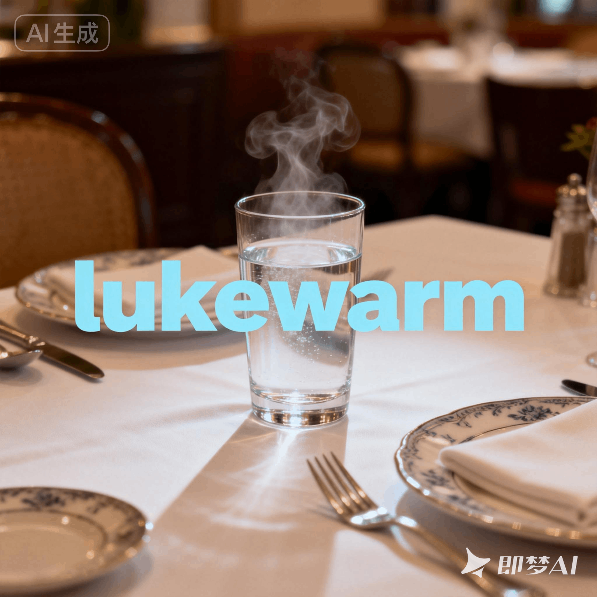 lukewarm是什么意思_lukewarm怎么读_音标ˌlu-kˈwɔ-m
