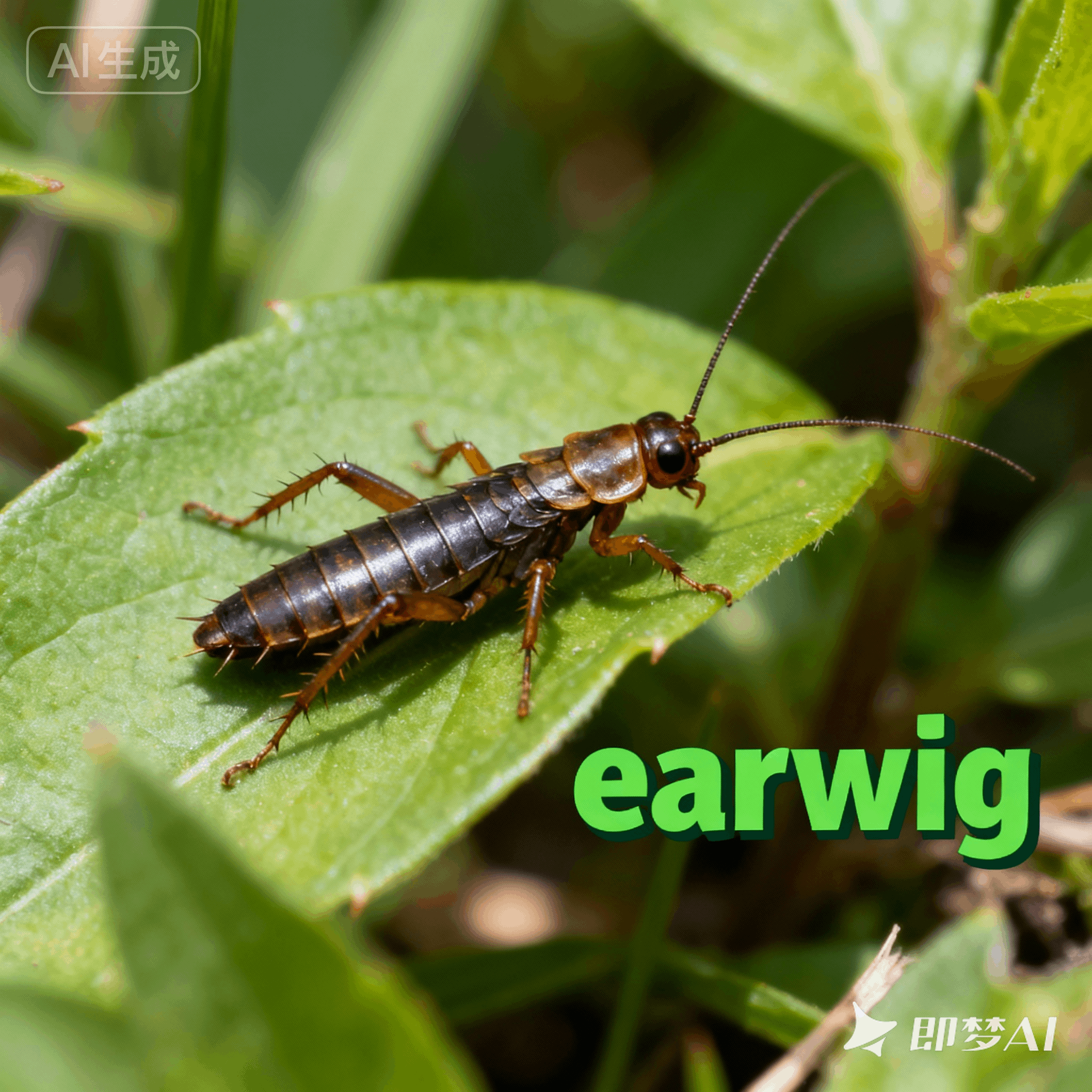 earwig是什么意思_earwig怎么读_音标'ɪəwɪɡ