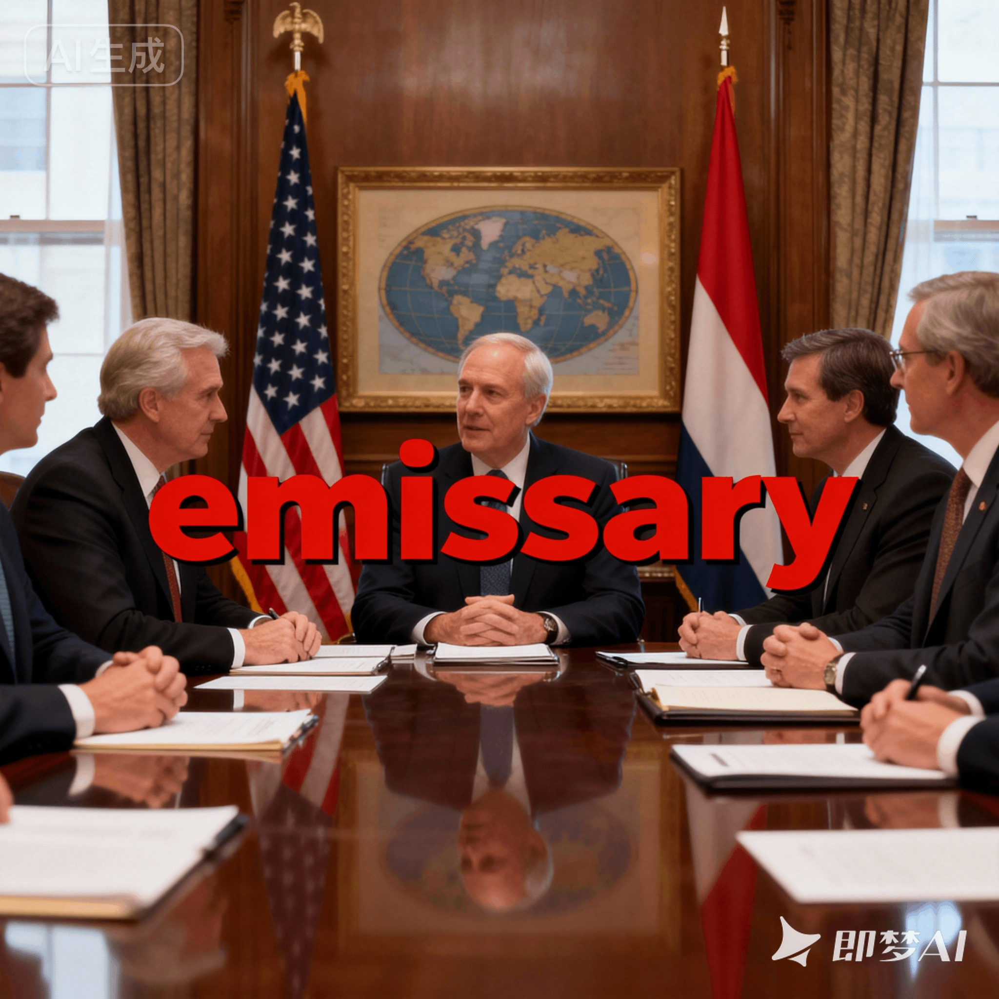 emissary是什么意思_emissary怎么读_音标'emɪsərɪ