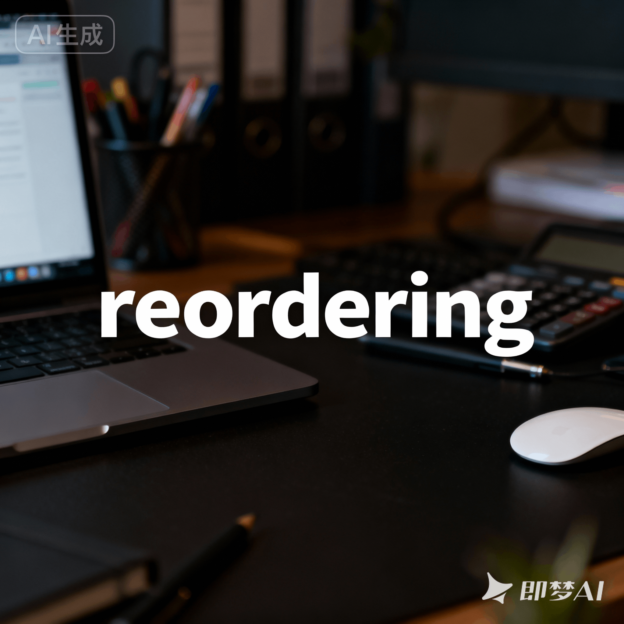 reordering是什么意思_reordering怎么读_音标rɪ'-ɔ-dərɪŋ