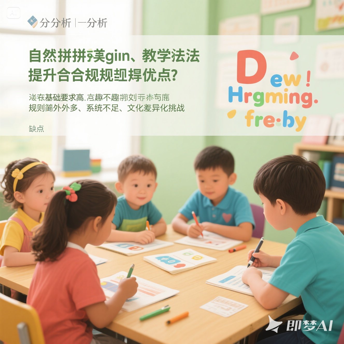 自然拼读教学法的优缺点分析