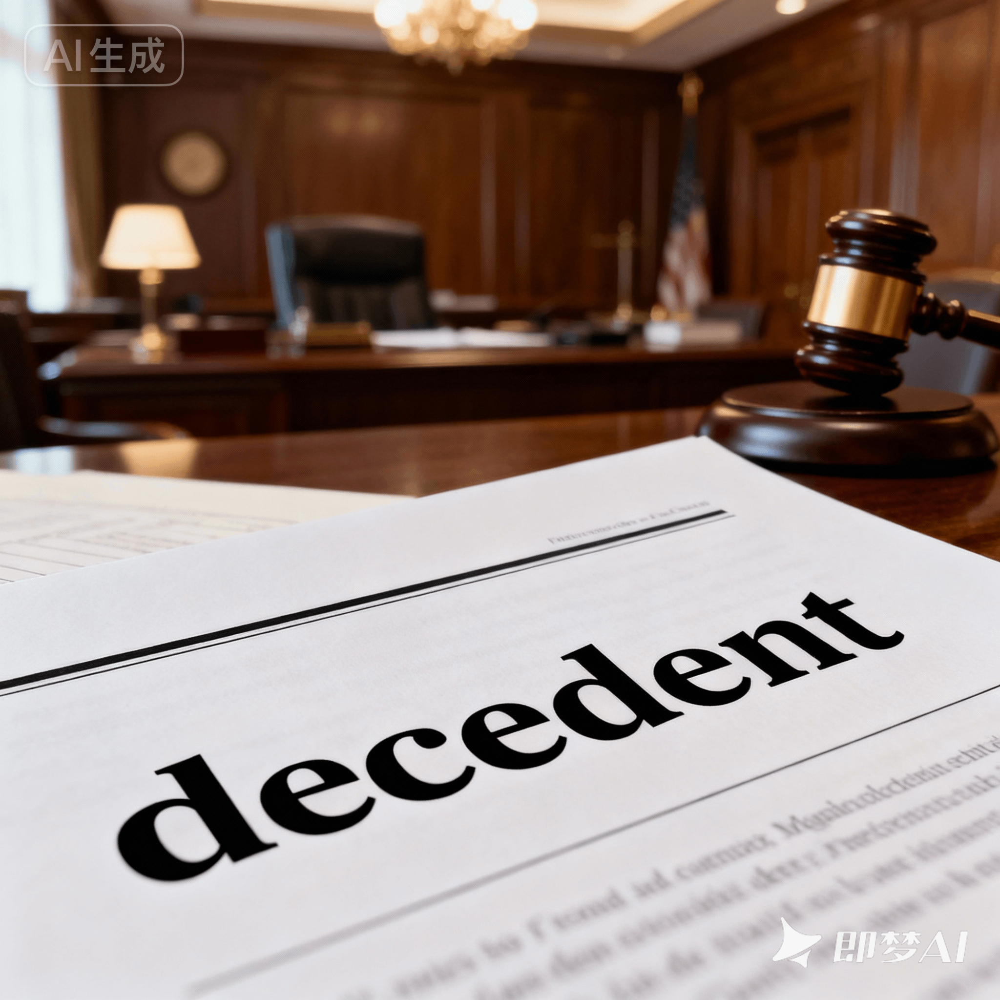 decedent是什么意思_decedent怎么读_音标dɪ'si-dənt