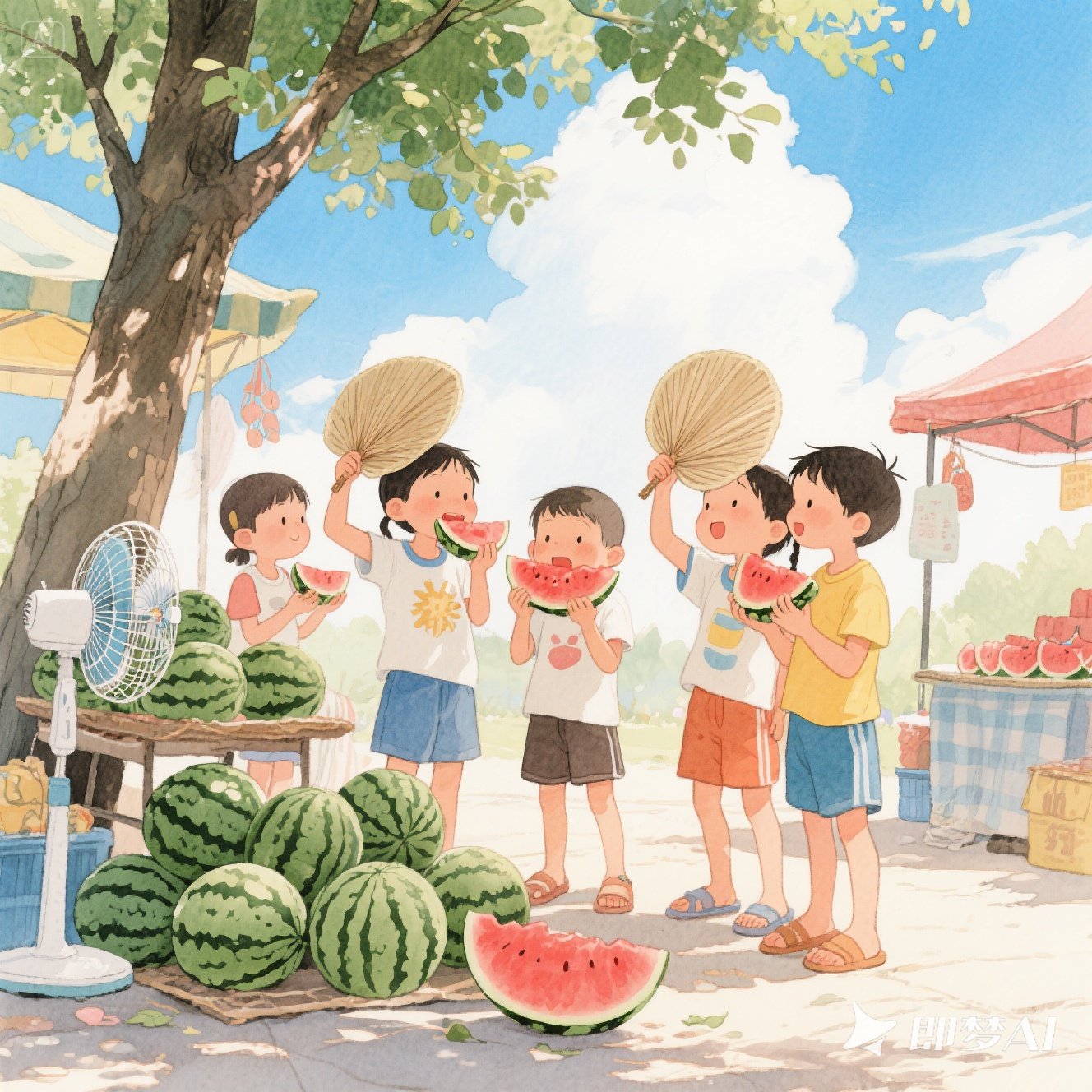 英语中如何描述夏季炎热干燥？