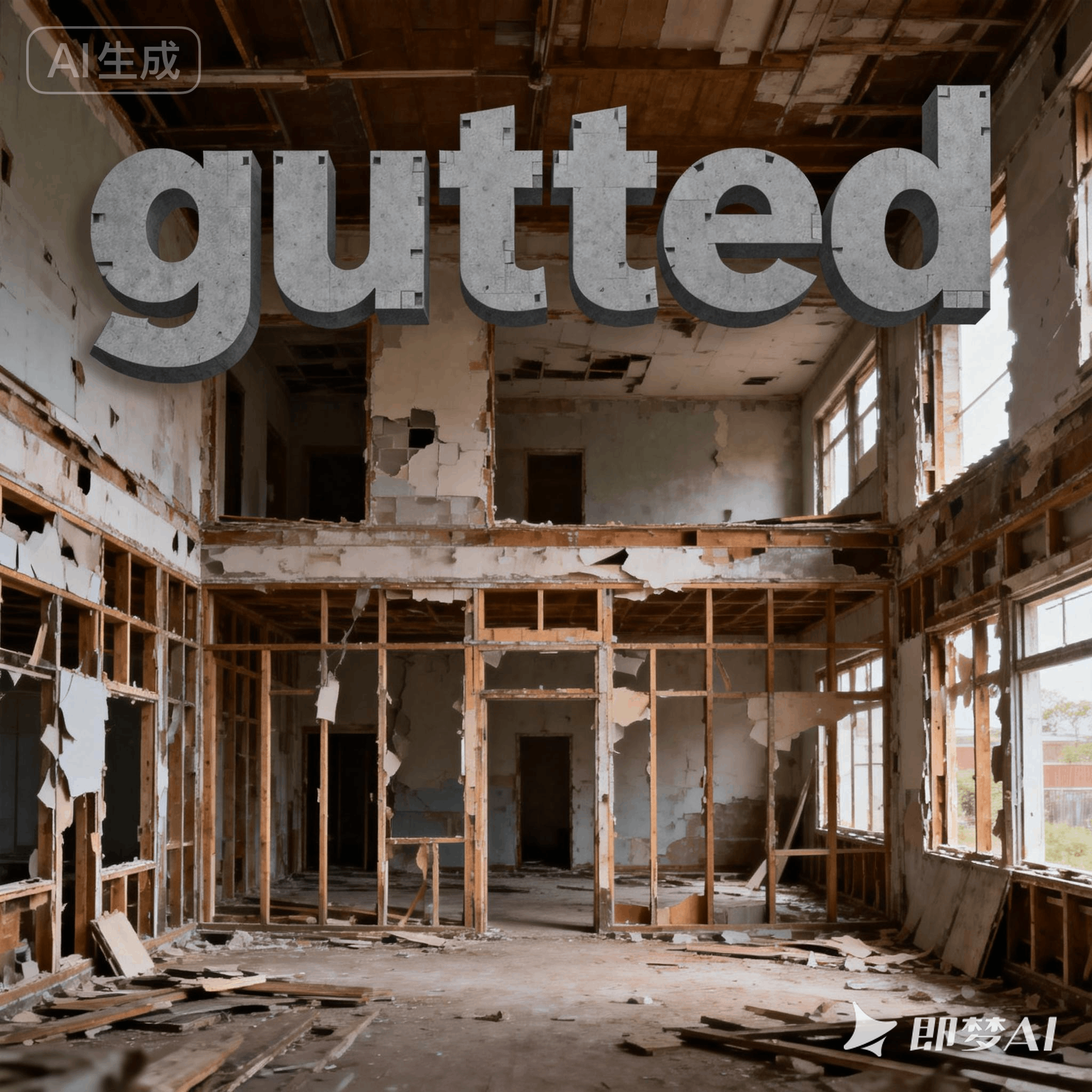 gutted是什么意思_gutted怎么读_音标ˈgʌtɪd