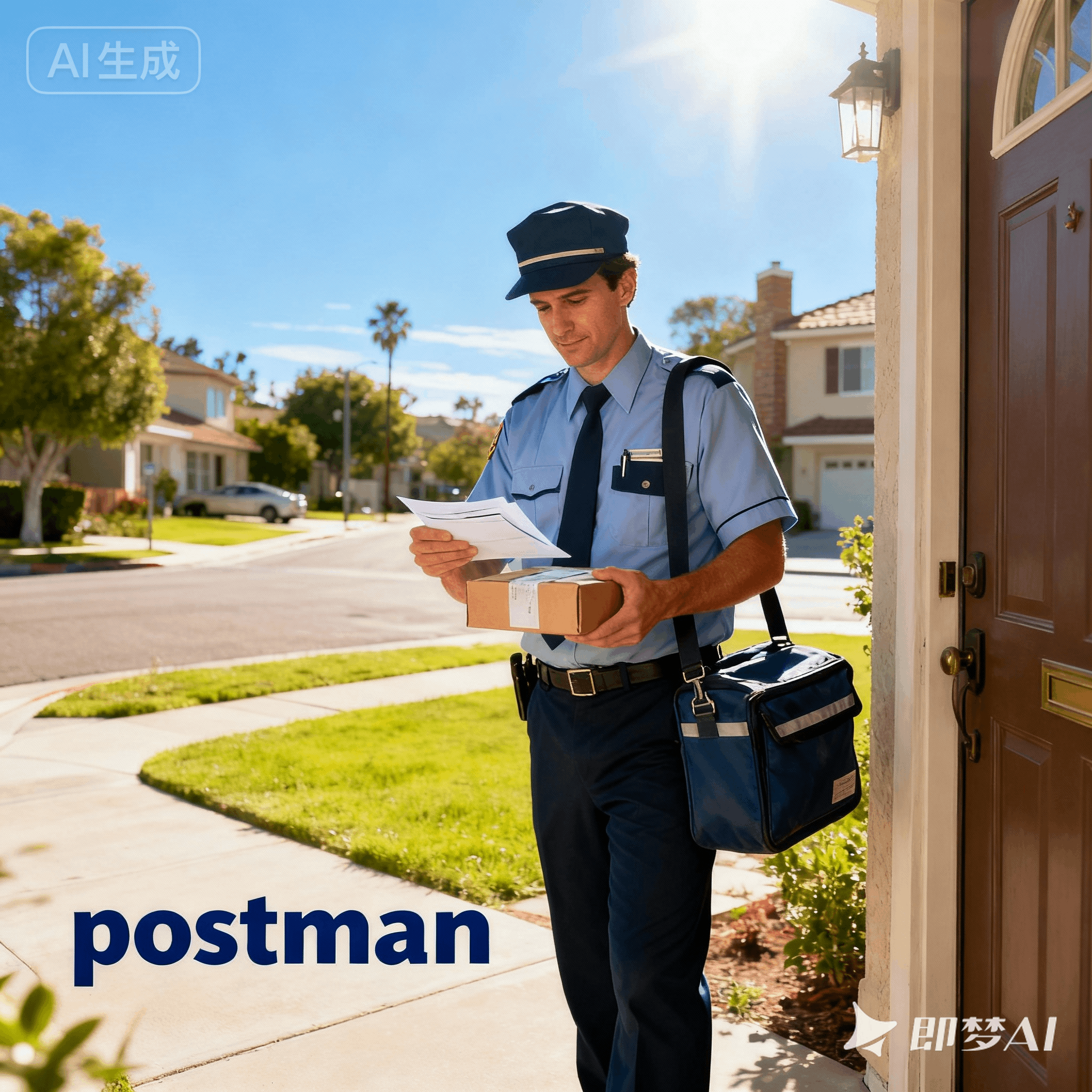 postman是什么意思_postman怎么读_音标ˈpəʊstmən