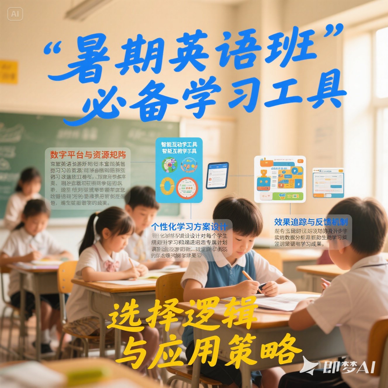 暑假英语班的学习工具有哪些？