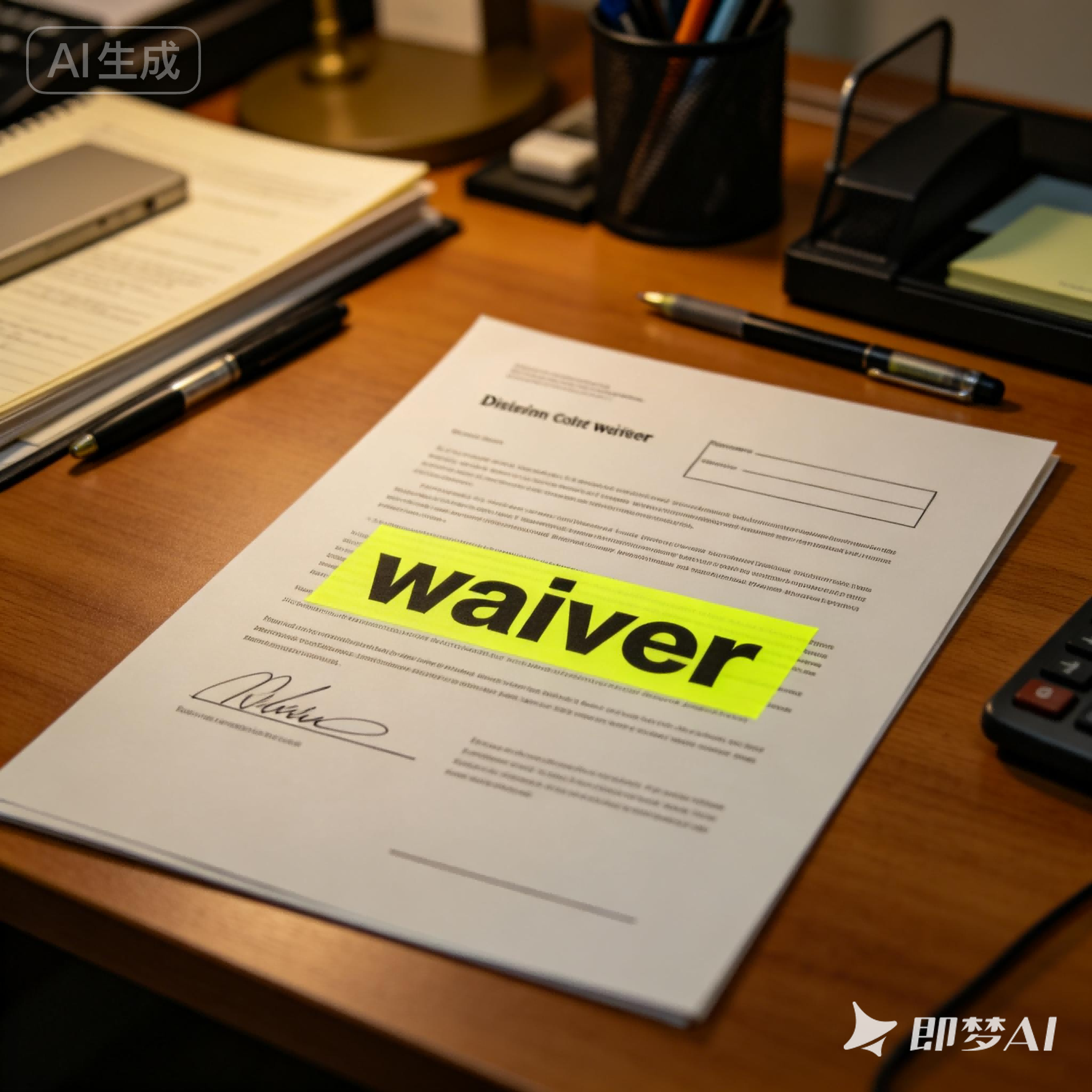 waiver是什么意思_waiver怎么读_音标ˈweɪvə(r)