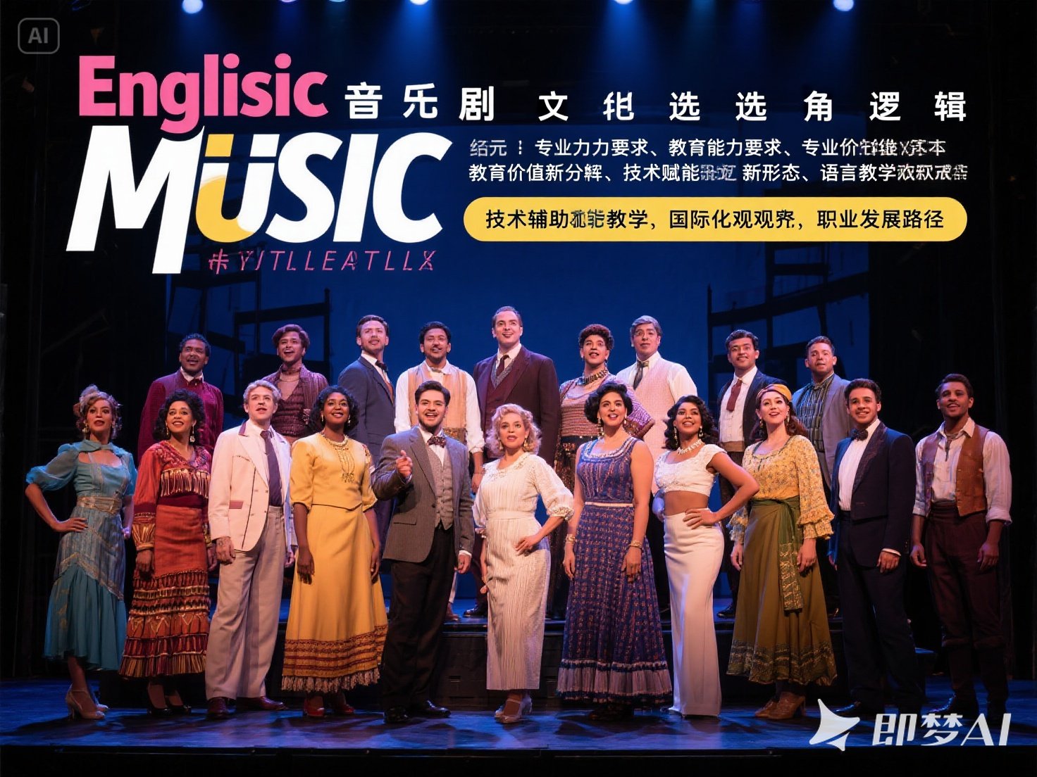英语音乐剧的演员阵容是什么？
