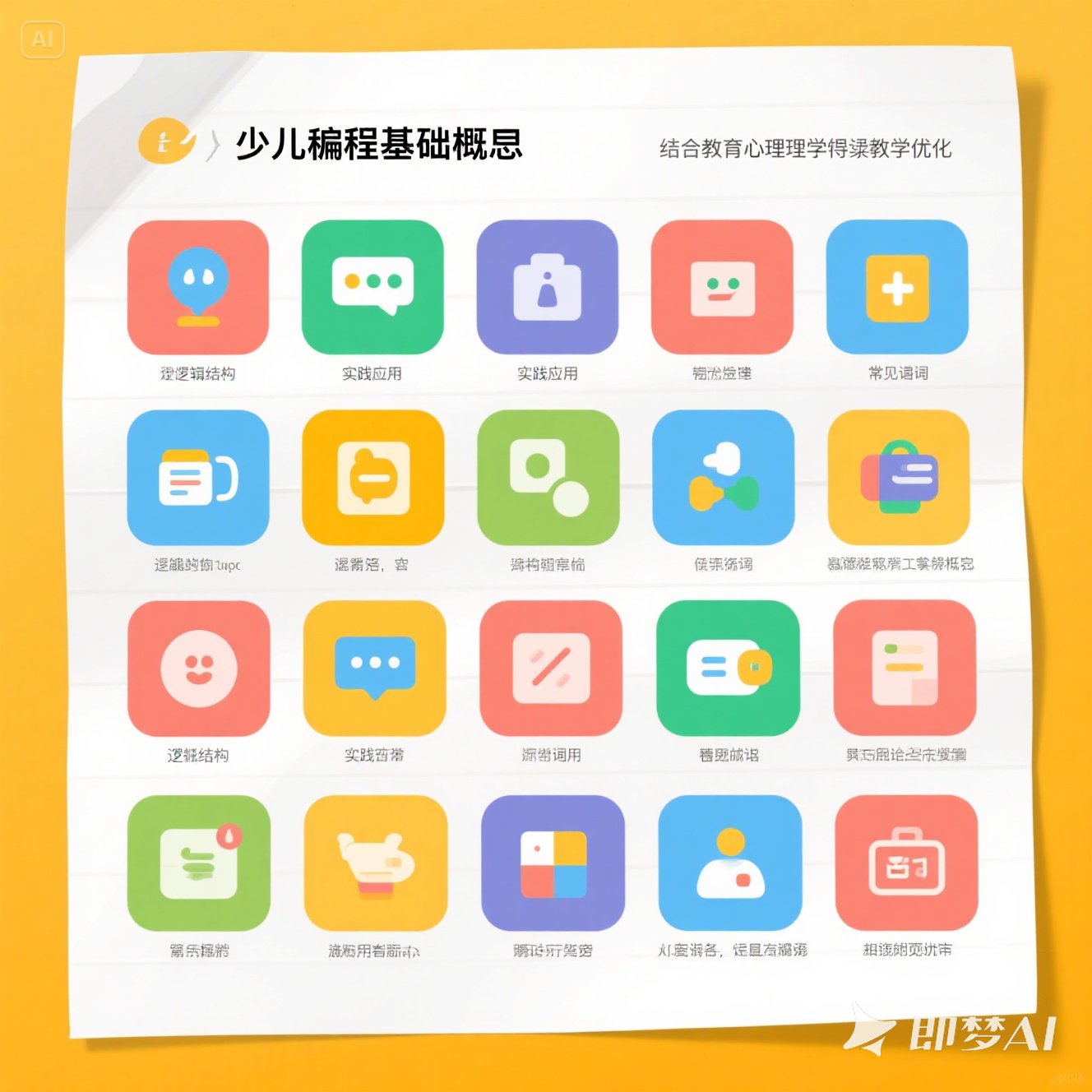 少儿编程中常见的术语有哪些