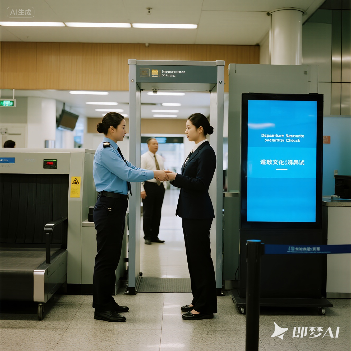 英语机场安检模拟：注意事项？