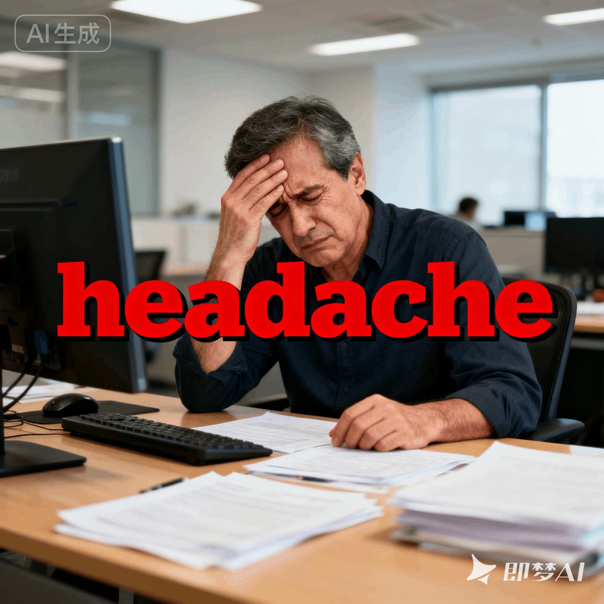 headache是什么意思_headache怎么读_音标ˈhedeɪk