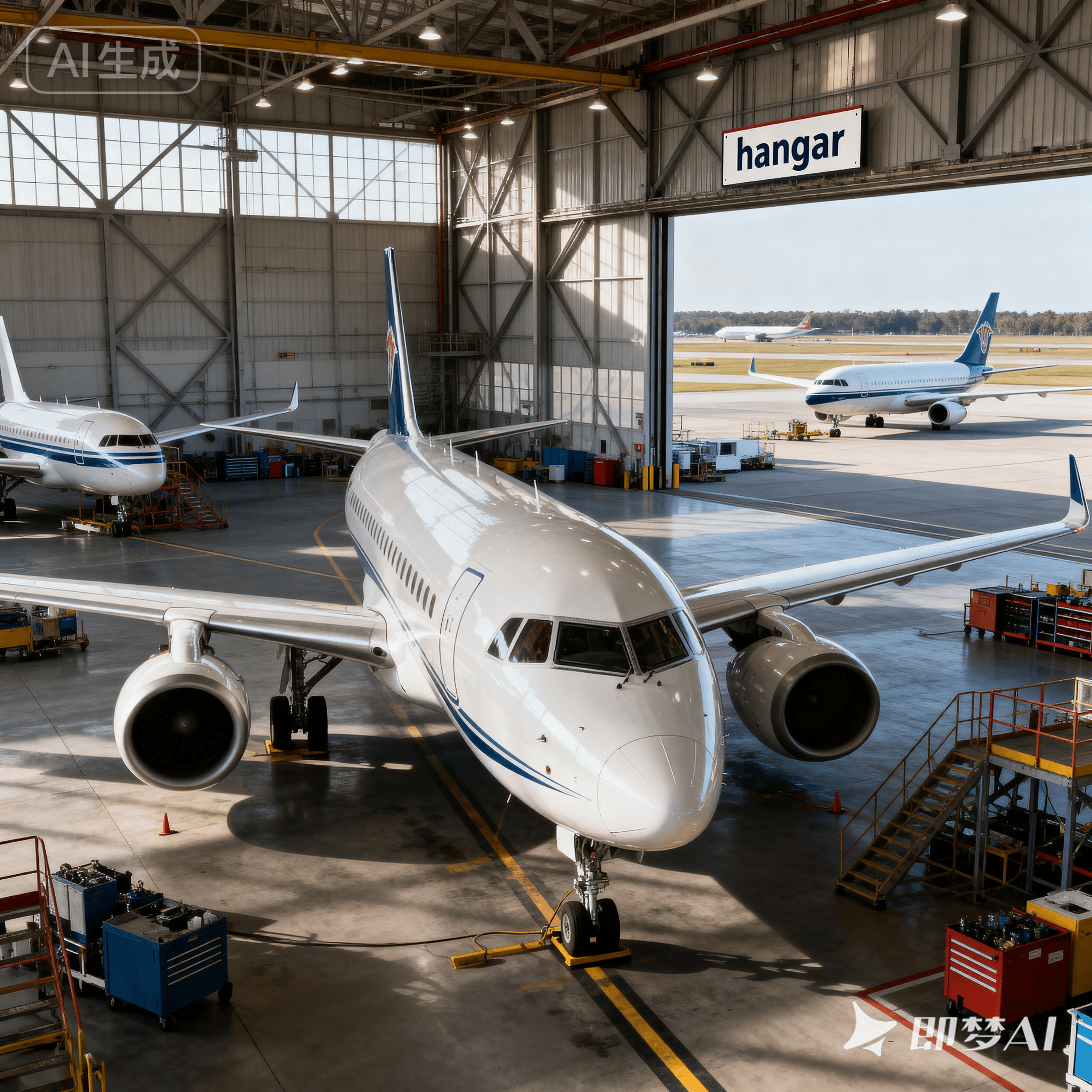 hangar是什么意思_hangar怎么读_音标ˈhæŋə(r)