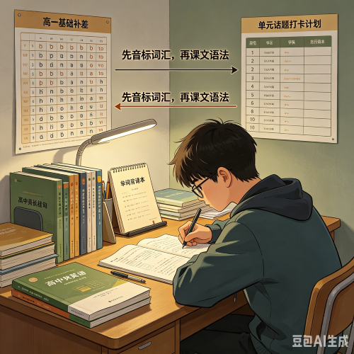 高一英语差从哪开始补
