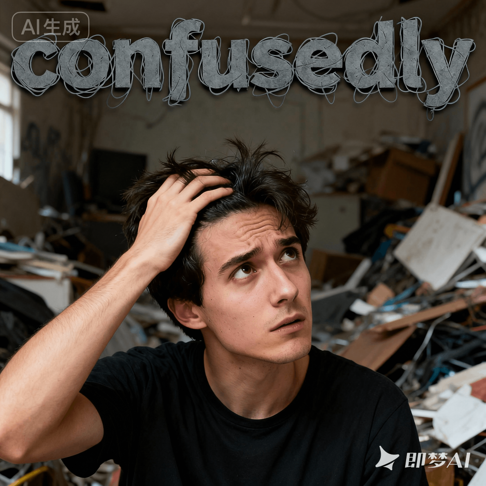 confusedly是什么意思_confusedly怎么读_音标kən'fju-zɪdlɪ