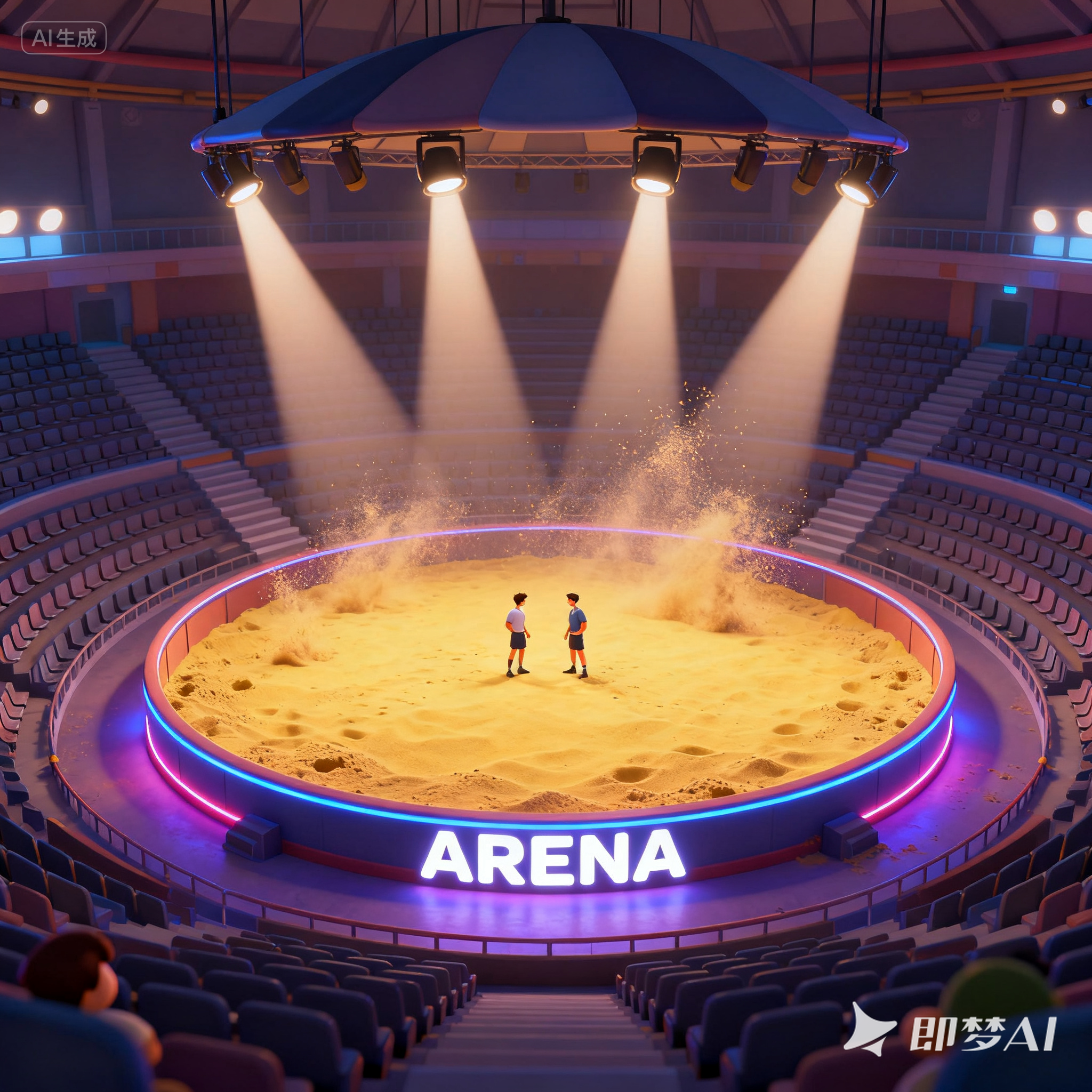 arena是什么意思_arena怎么读_音标ə'ri-nə